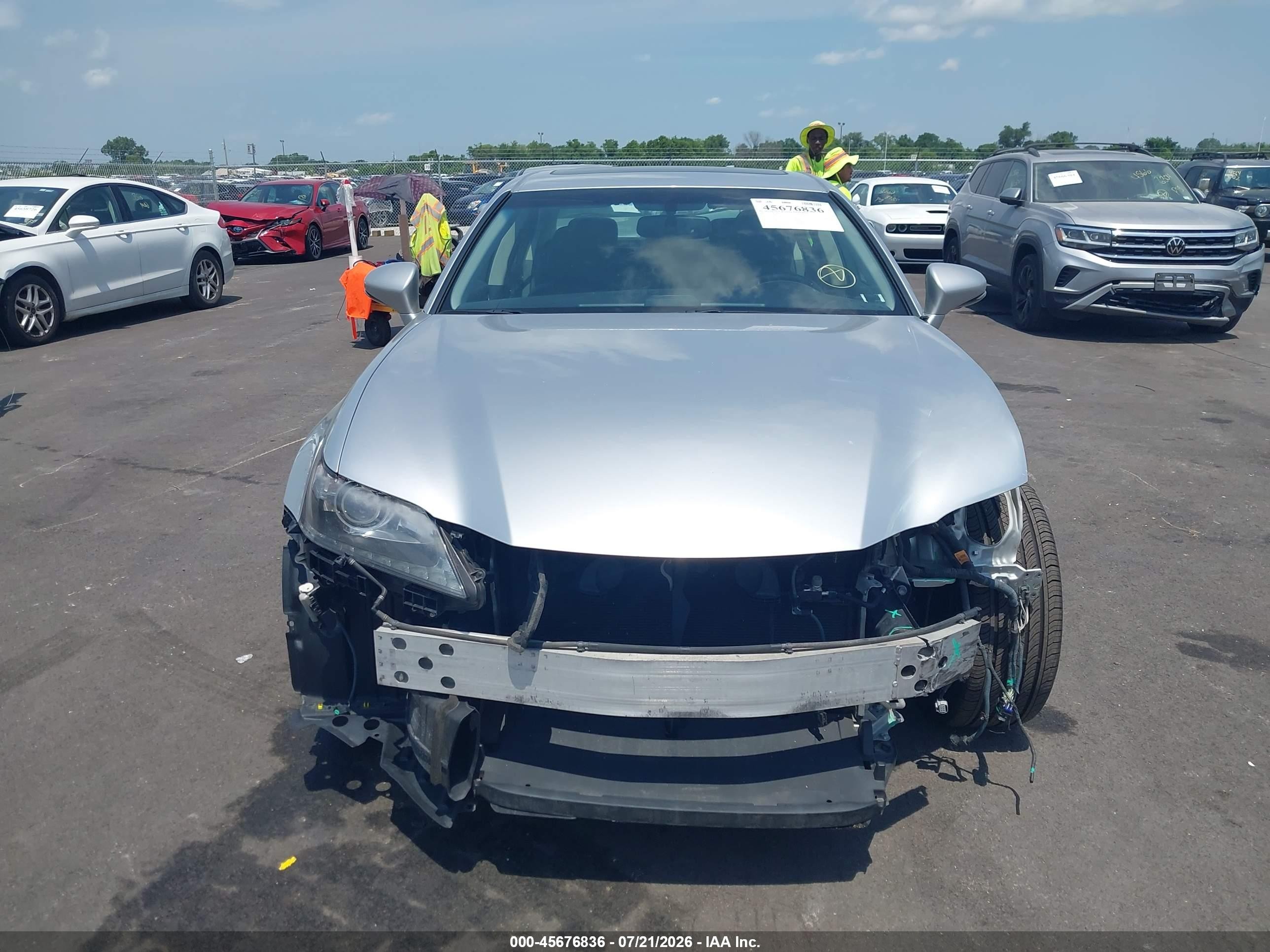 2013 Lexus Gs 350   Silver vin: JTHCE1BL0D5012314