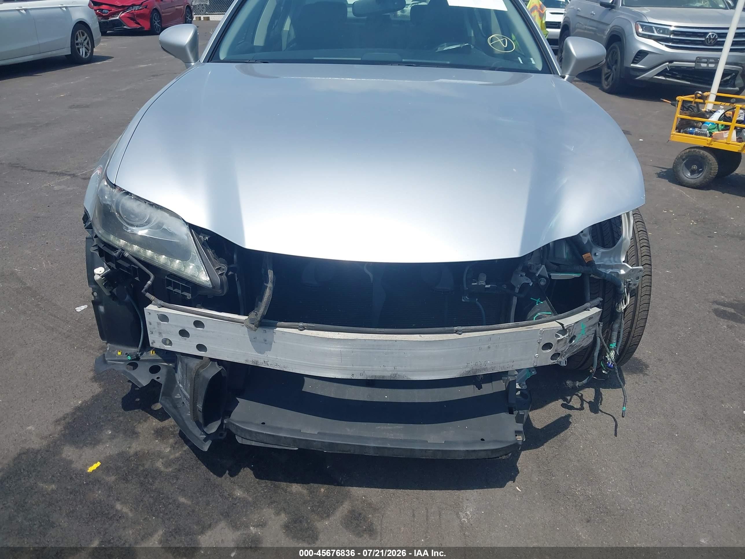 2013 Lexus Gs 350   Silver vin: JTHCE1BL0D5012314
