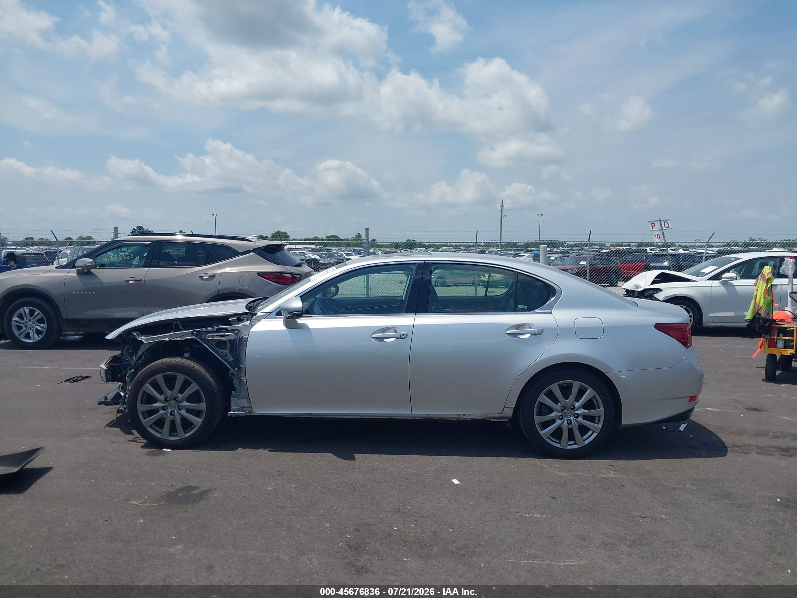 2013 Lexus Gs 350   Silver vin: JTHCE1BL0D5012314