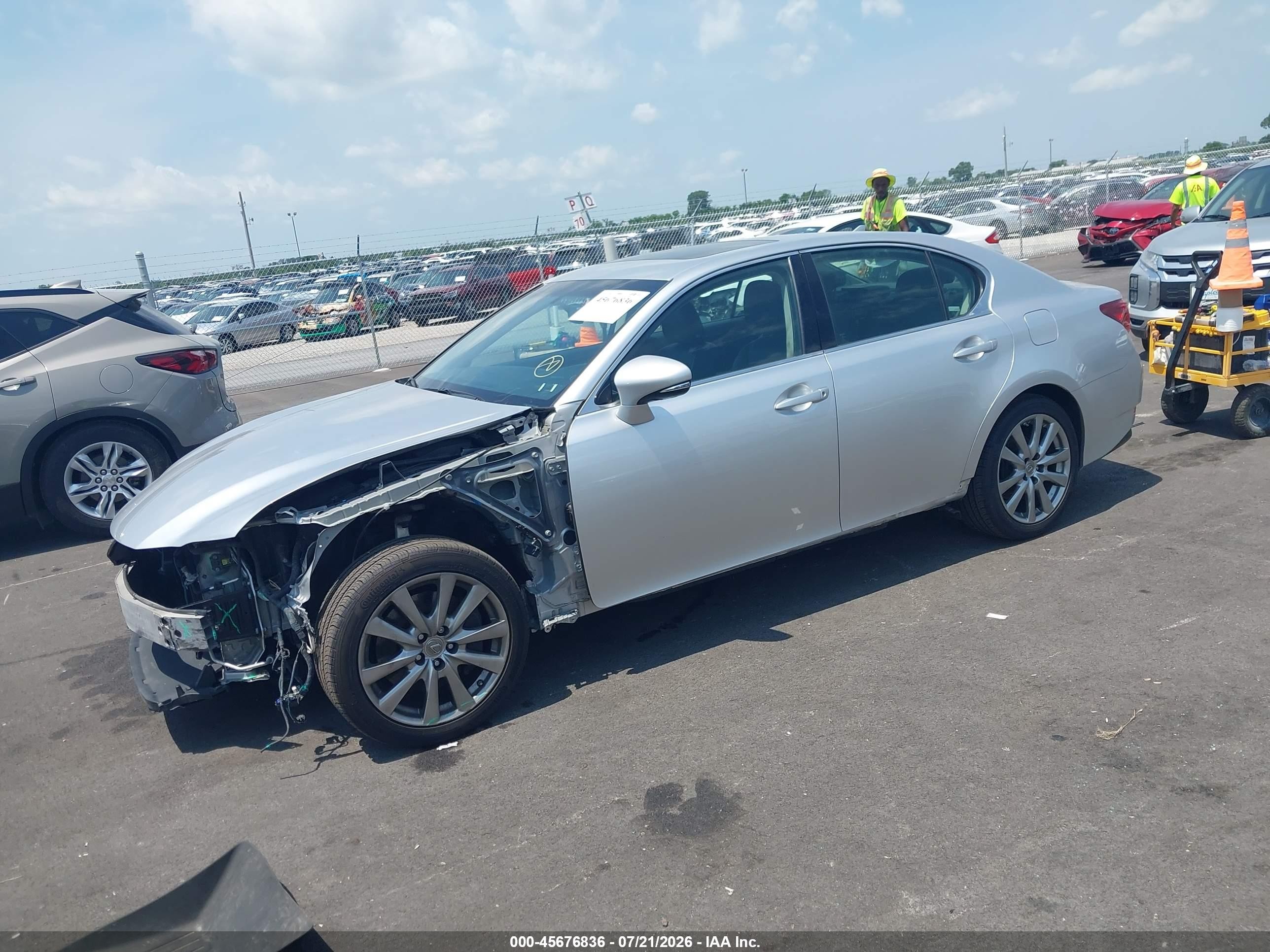2013 Lexus Gs 350   Silver vin: JTHCE1BL0D5012314