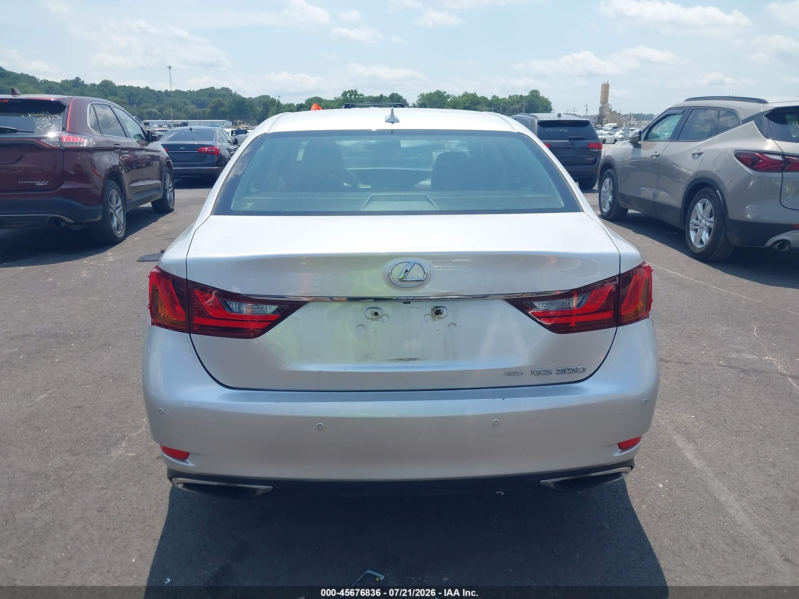 2013 Lexus Gs 350   Silver vin: JTHCE1BL0D5012314