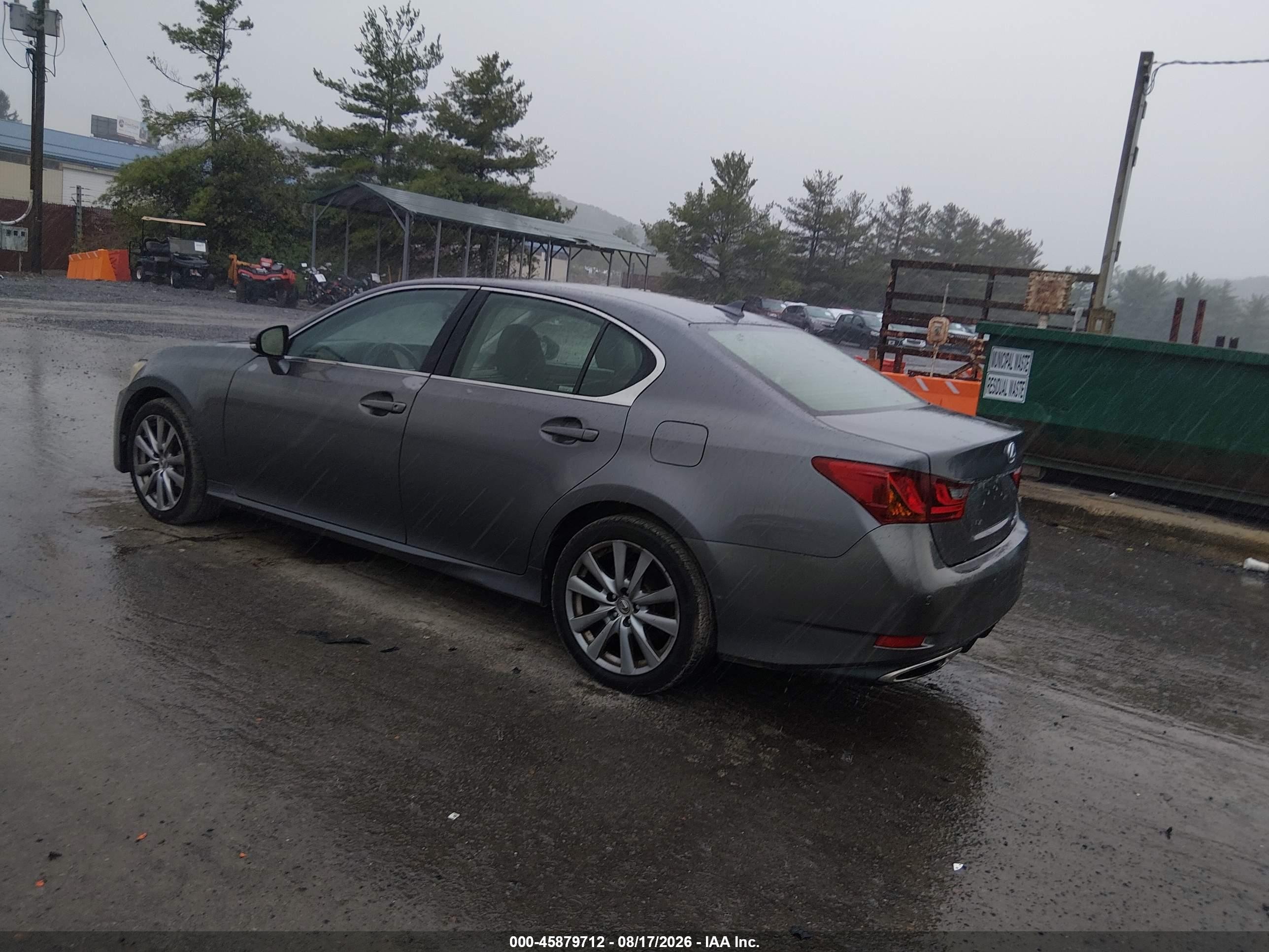 2013 Lexus Gs 350 Gray vin: JTHCE1BL0D5012393