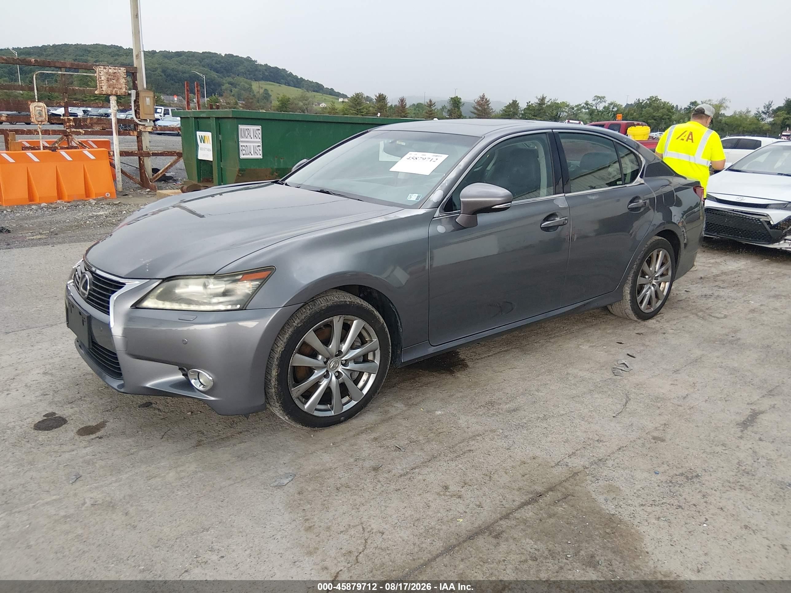 2013 Lexus Gs 350 Gray vin: JTHCE1BL0D5012393