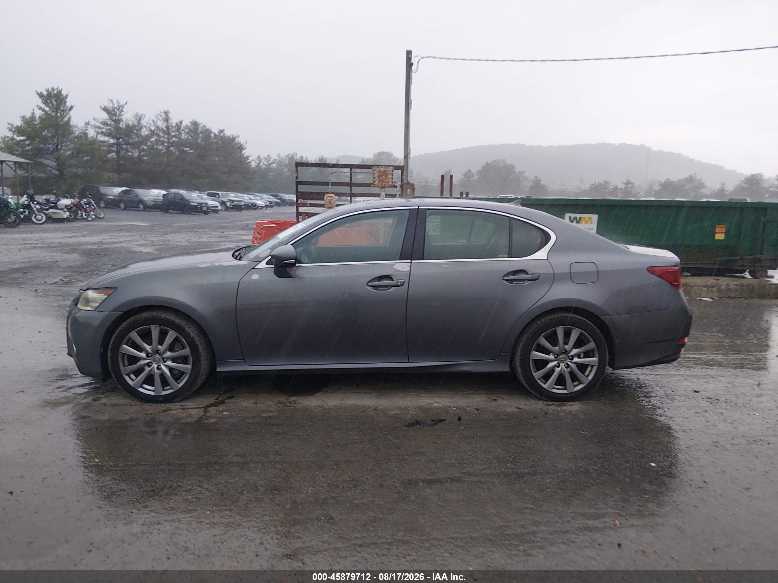 2013 Lexus Gs 350 Gray vin: JTHCE1BL0D5012393
