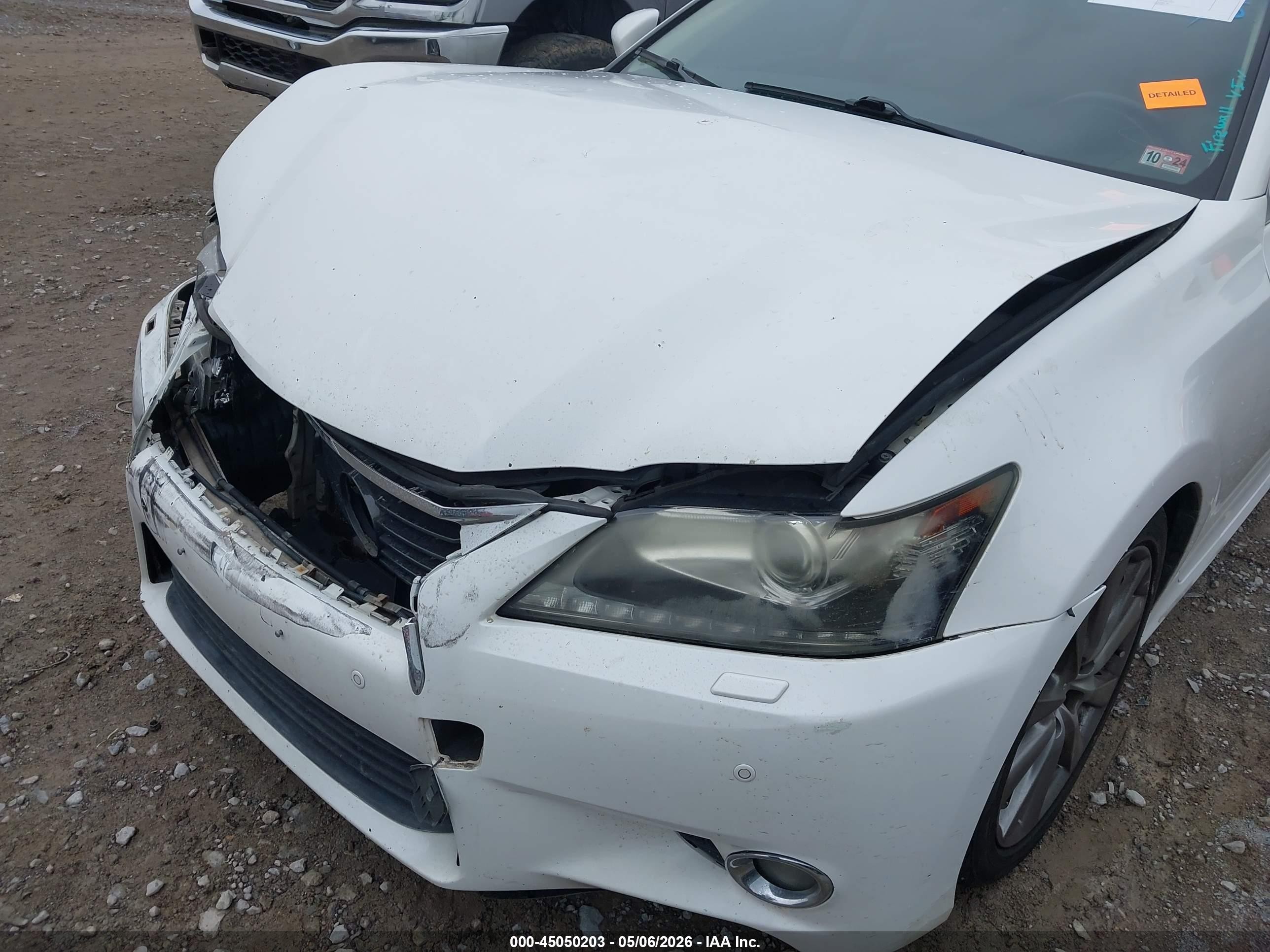 2013 Lexus Gs 350   White vin: JTHCE1BL0D5017173