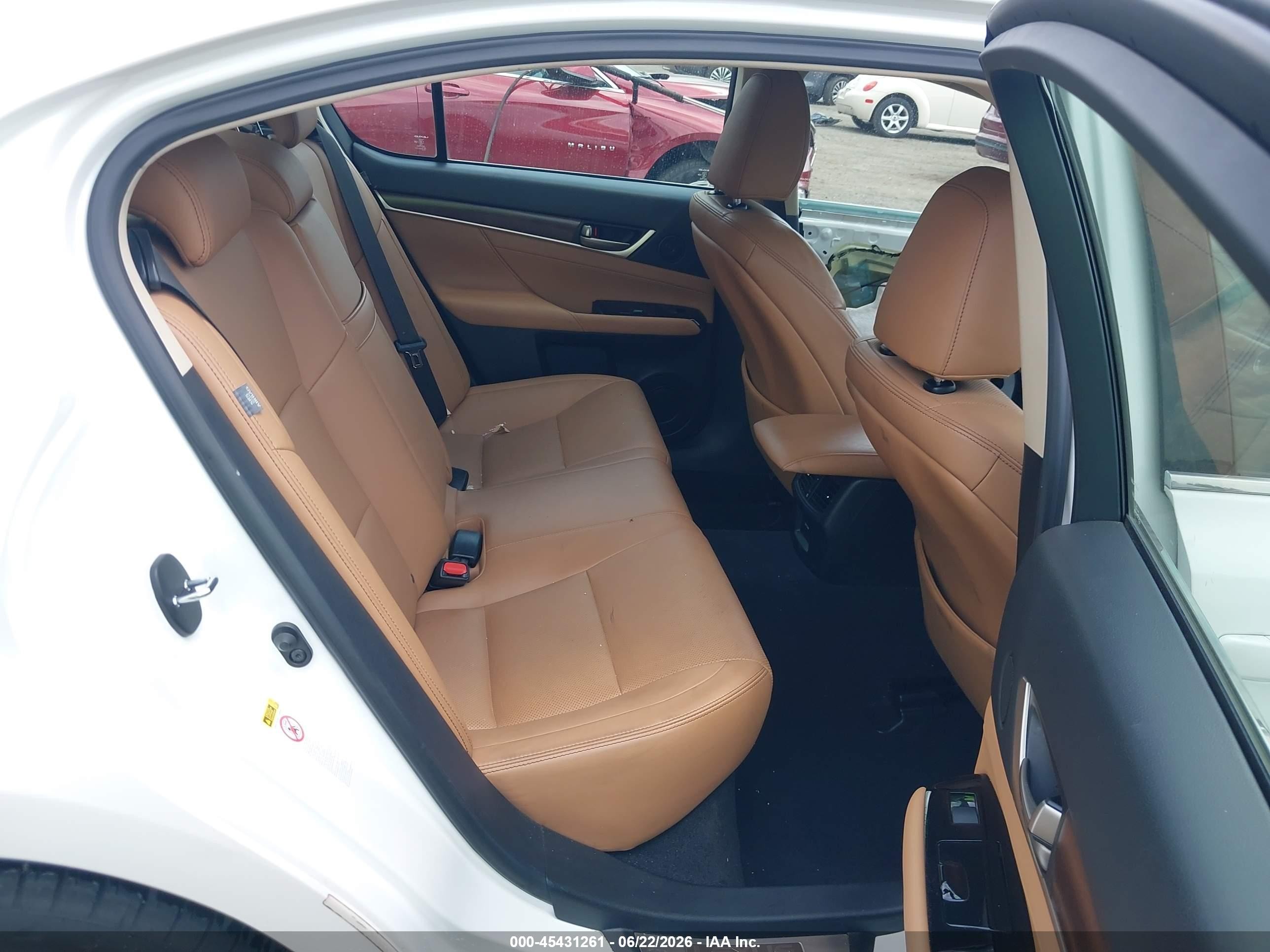 2014 Lexus Gs 350   White vin: JTHCE1BL0E5027266