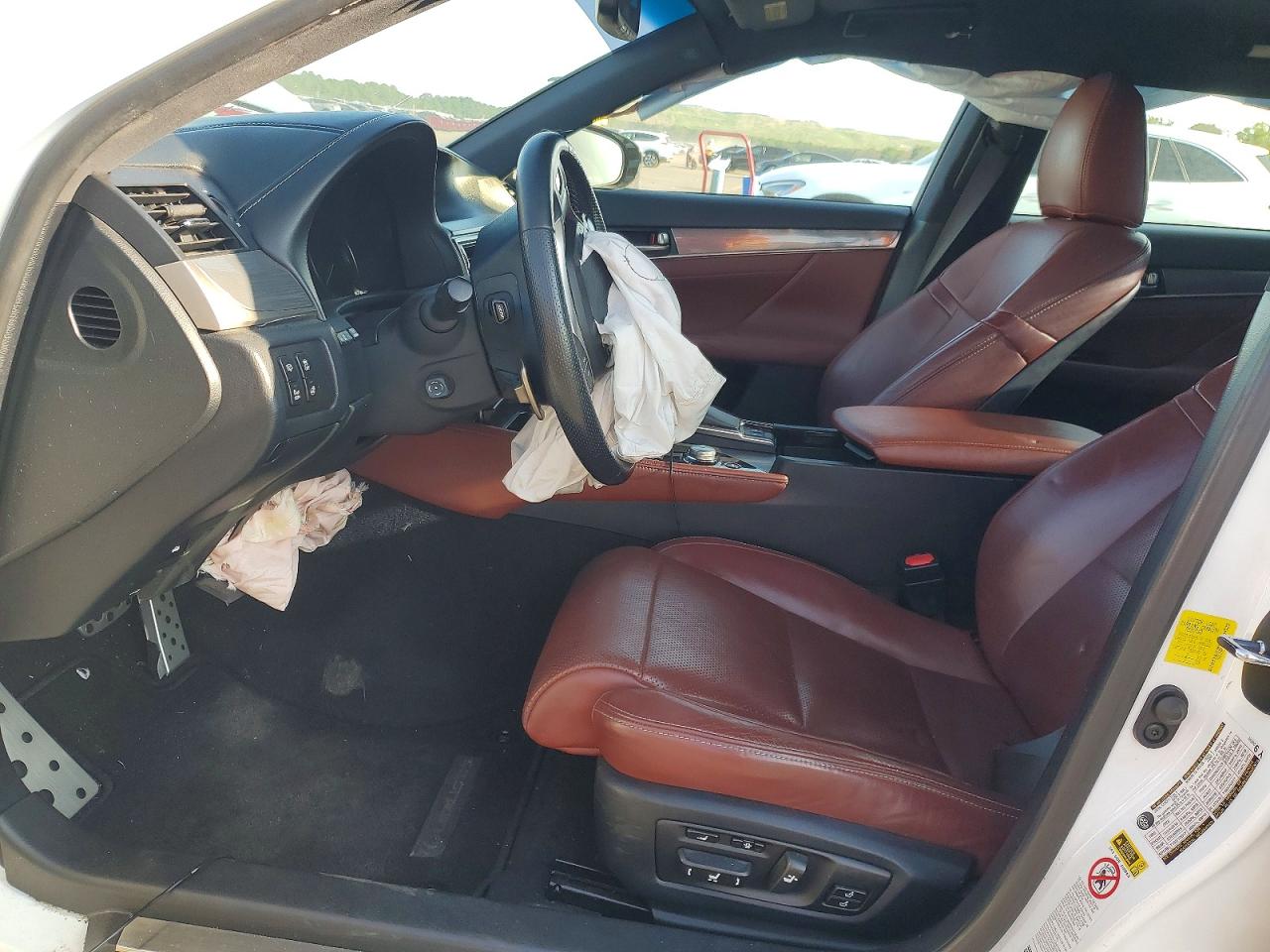 2014 Lexus Gs 350 White vin: JTHCE1BL0E5027851