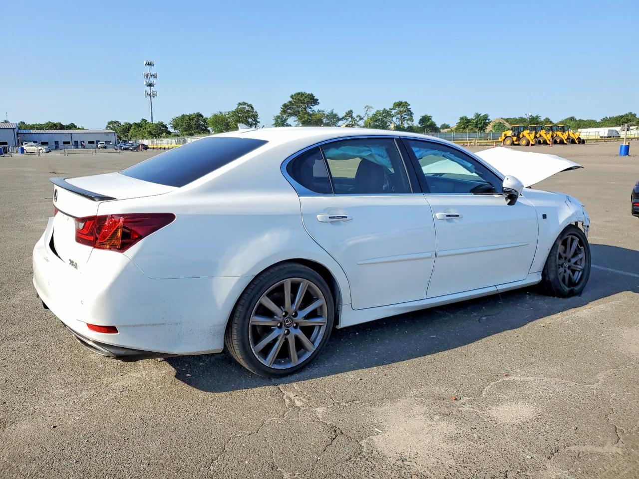 2014 Lexus Gs 350 White vin: JTHCE1BL0E5027851