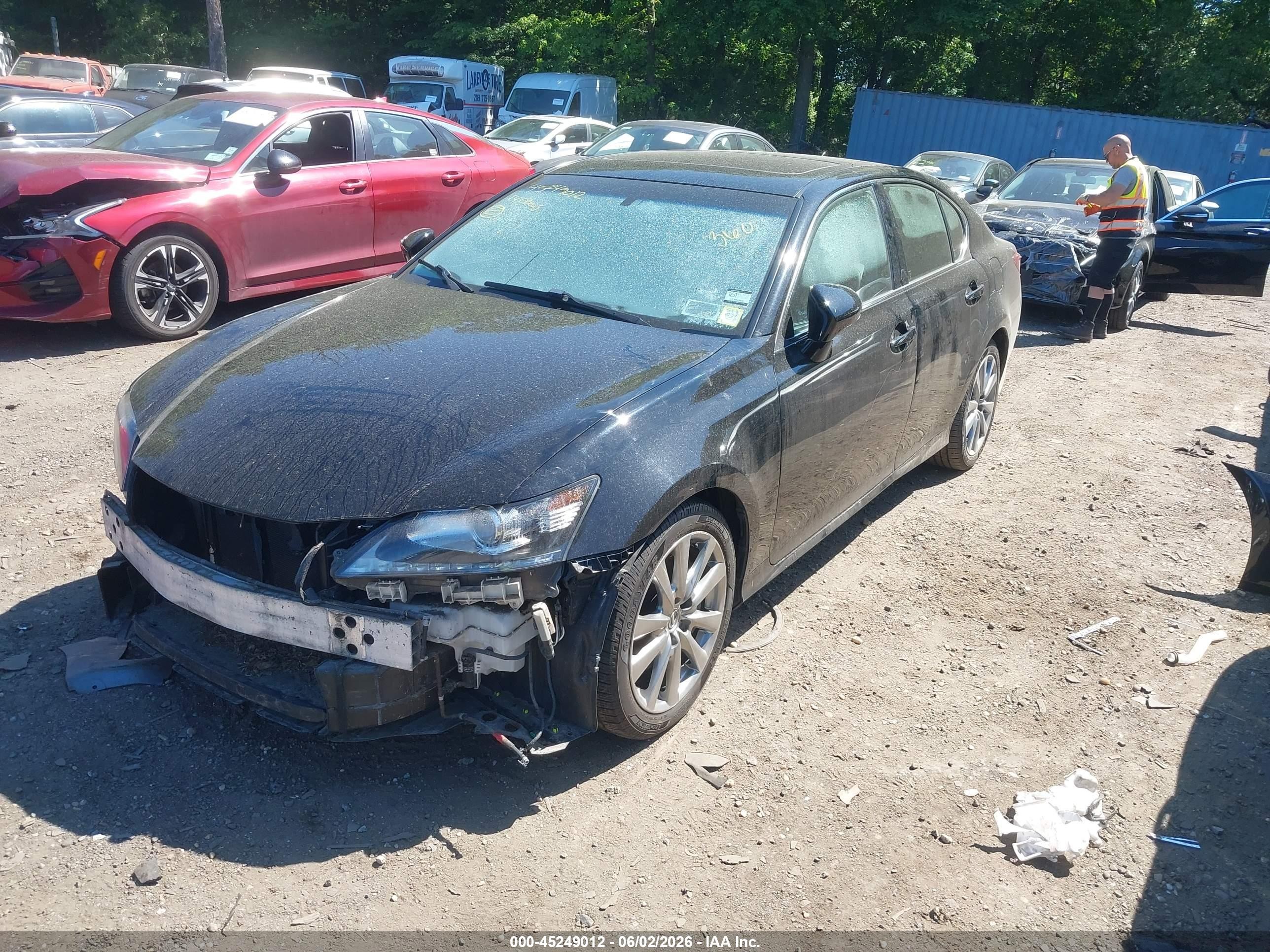 2014 Lexus Gs 350 Black vin: JTHCE1BL0E5027882