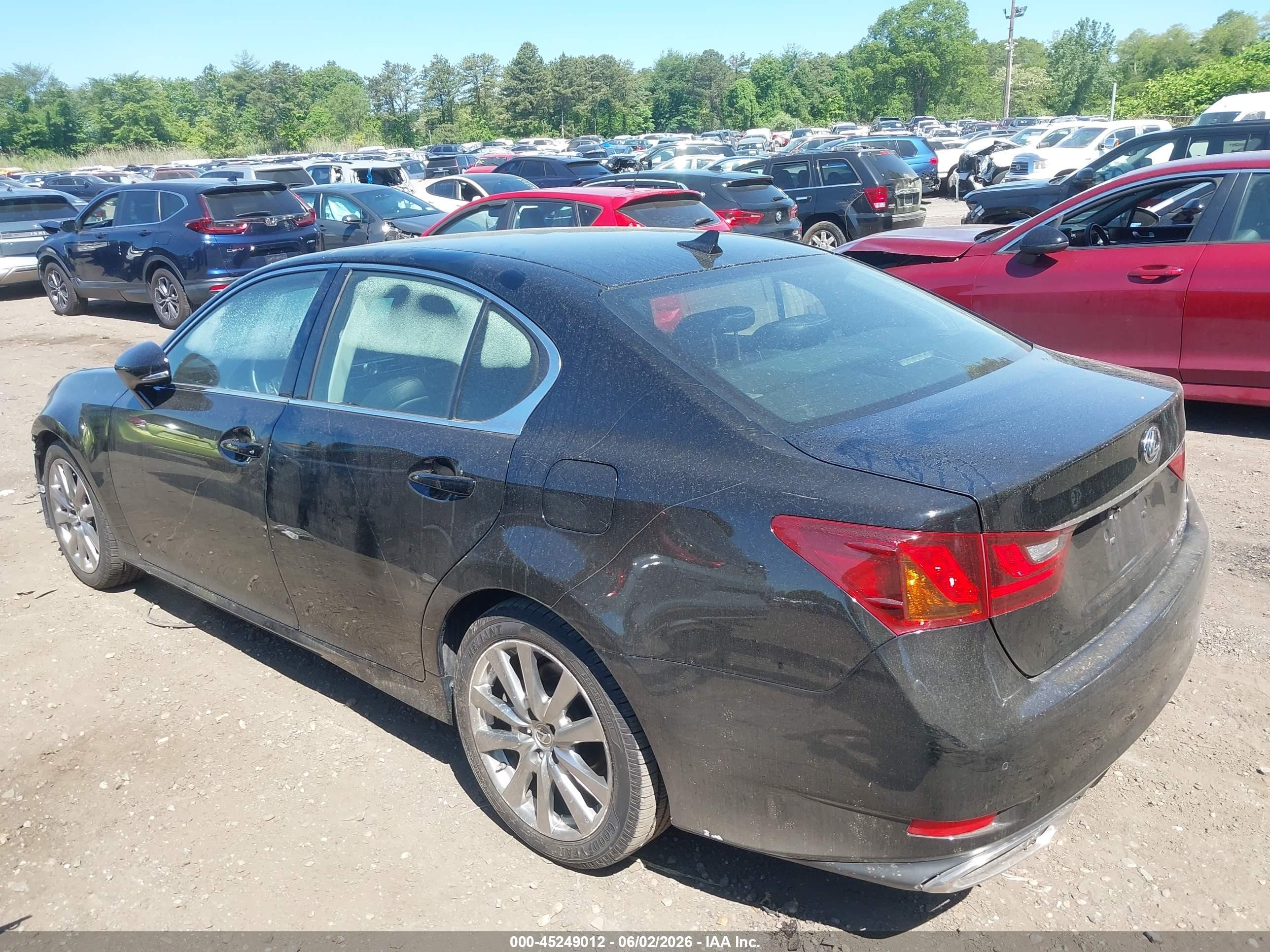 2014 Lexus Gs 350 Black vin: JTHCE1BL0E5027882
