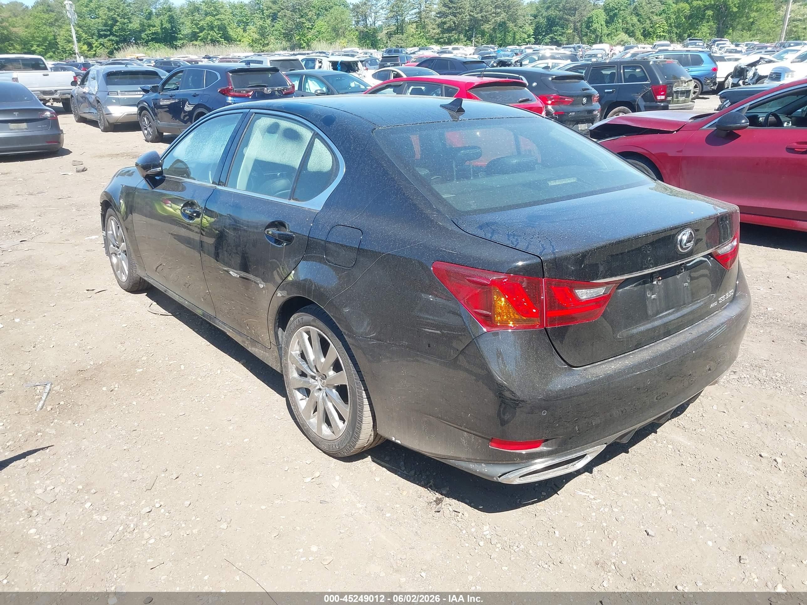 2014 Lexus Gs 350 Black vin: JTHCE1BL0E5027882