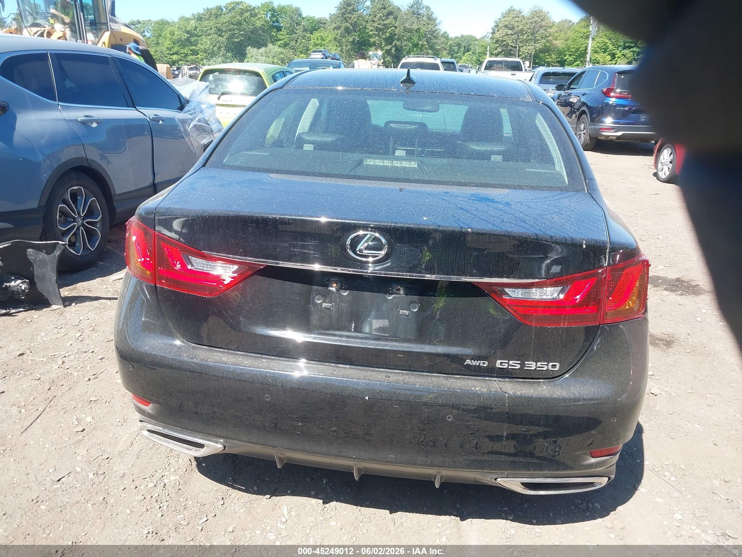 2014 Lexus Gs 350 Black vin: JTHCE1BL0E5027882