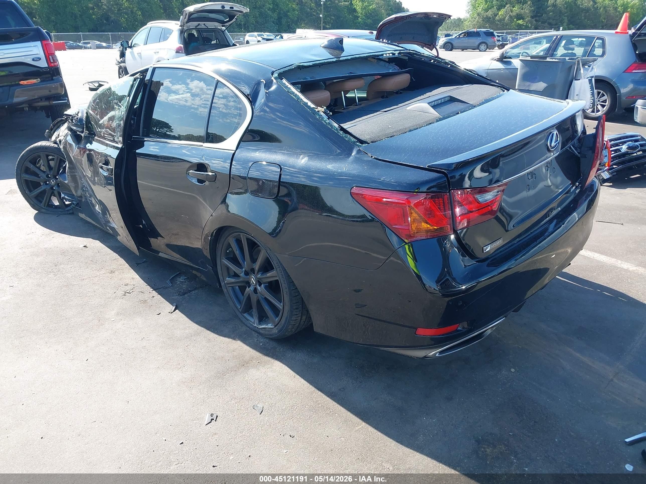 2015 Lexus Gs 350   Black vin: JTHCE1BL0FA002120