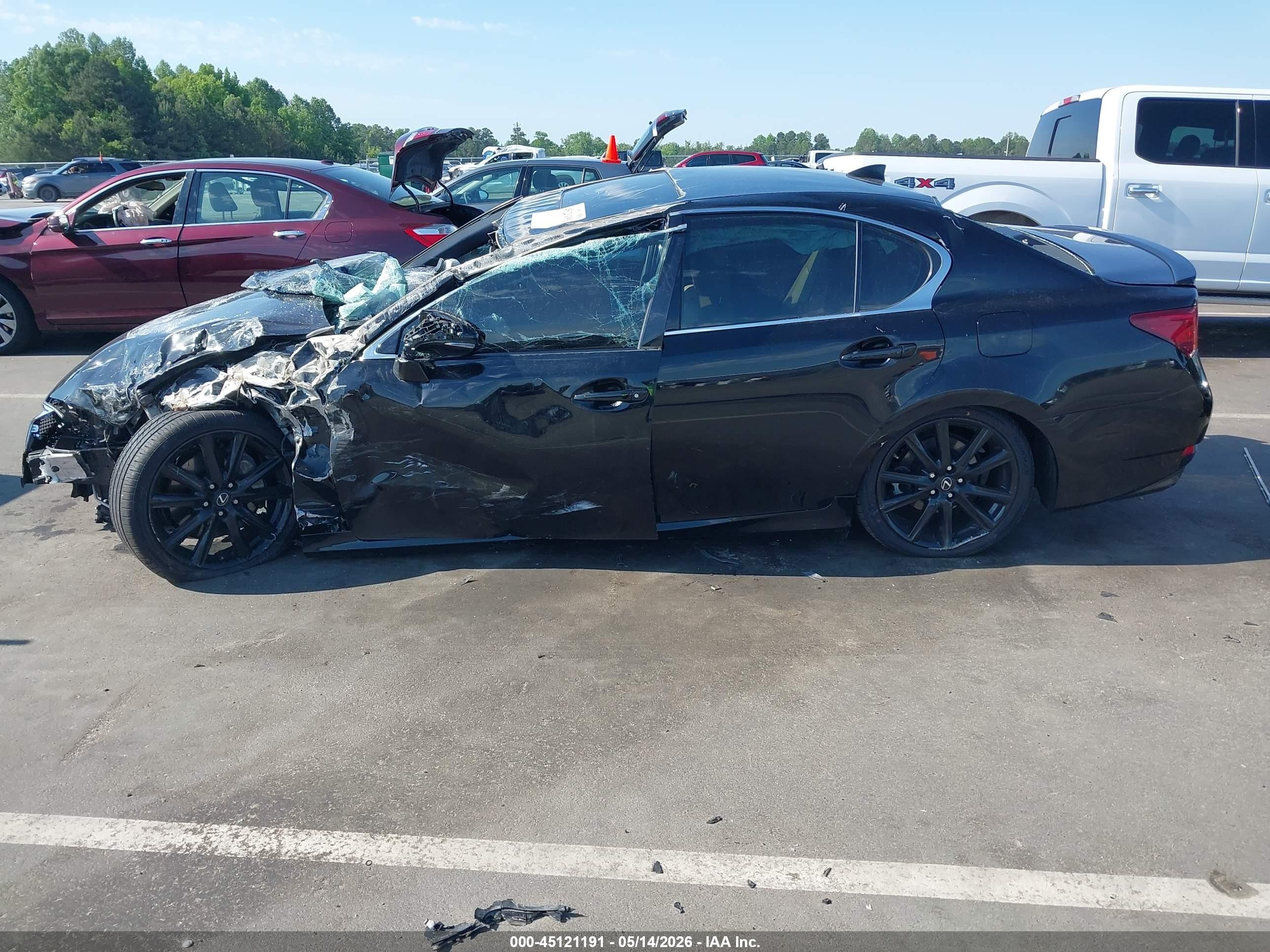 2015 Lexus Gs 350   Black vin: JTHCE1BL0FA002120