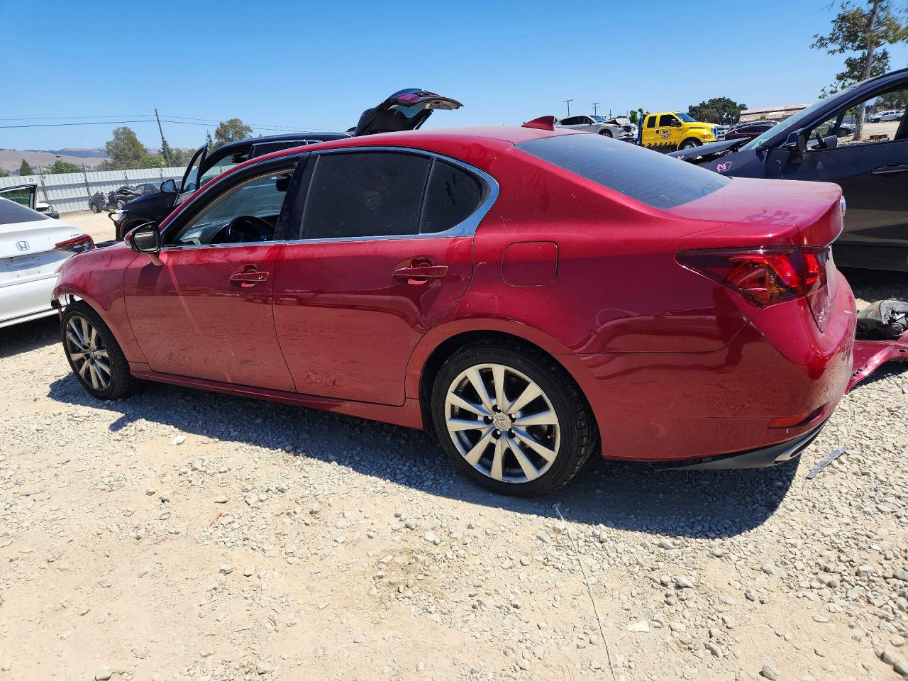2015 Lexus Gs 350 Burgundy vin: JTHCE1BL0FA003011