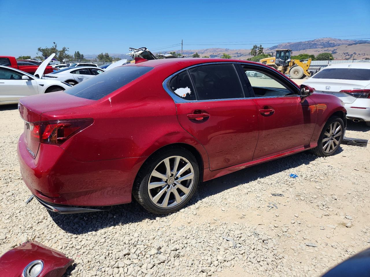 2015 Lexus Gs 350 Burgundy vin: JTHCE1BL0FA003011