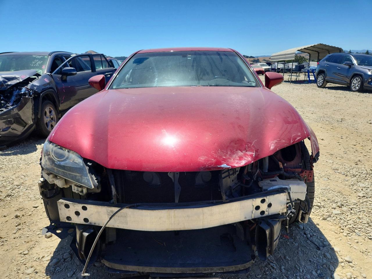 2015 Lexus Gs 350 Burgundy vin: JTHCE1BL0FA003011
