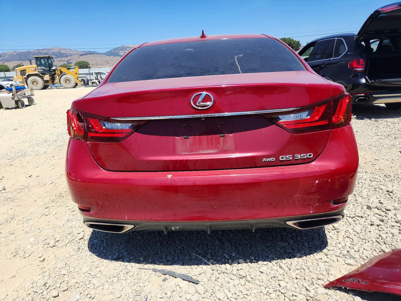2015 Lexus Gs 350 Burgundy vin: JTHCE1BL0FA003011