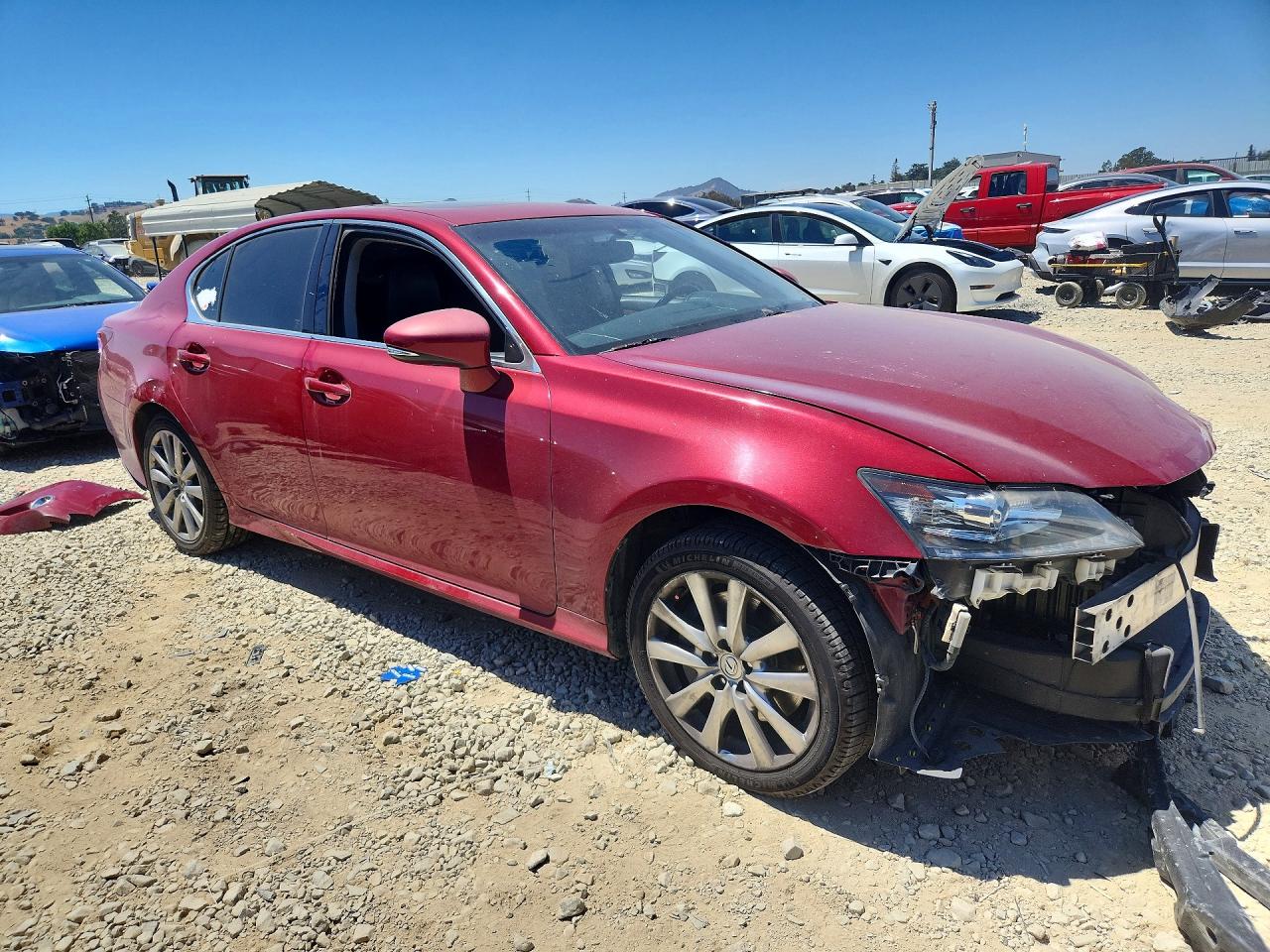 2015 Lexus Gs 350 Burgundy vin: JTHCE1BL0FA003011