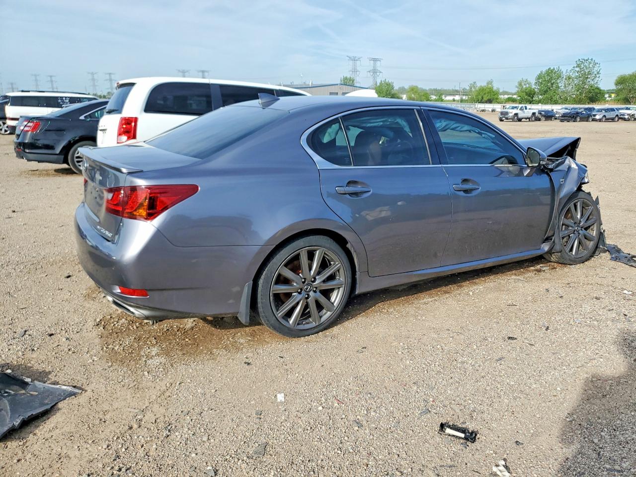2015 Lexus Gs 350 Серый vin: JTHCE1BL0FA008015