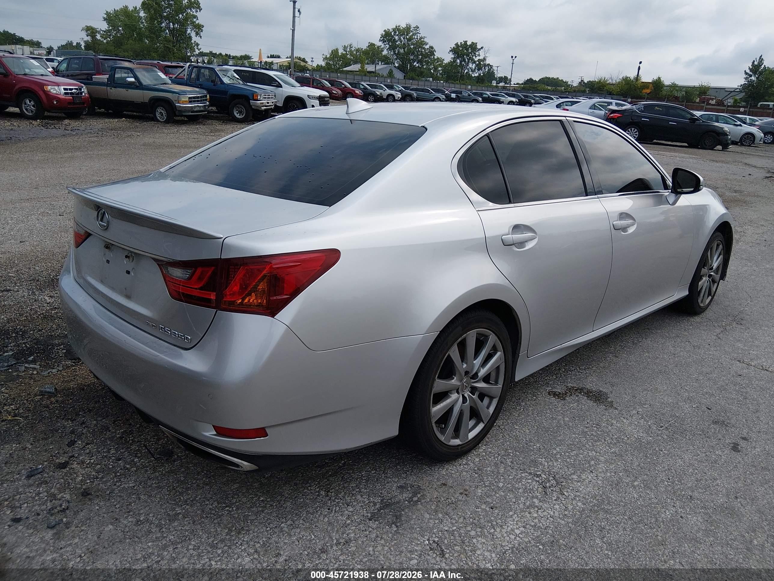 2015 Lexus Gs 350   Silver vin: JTHCE1BL0FA008340