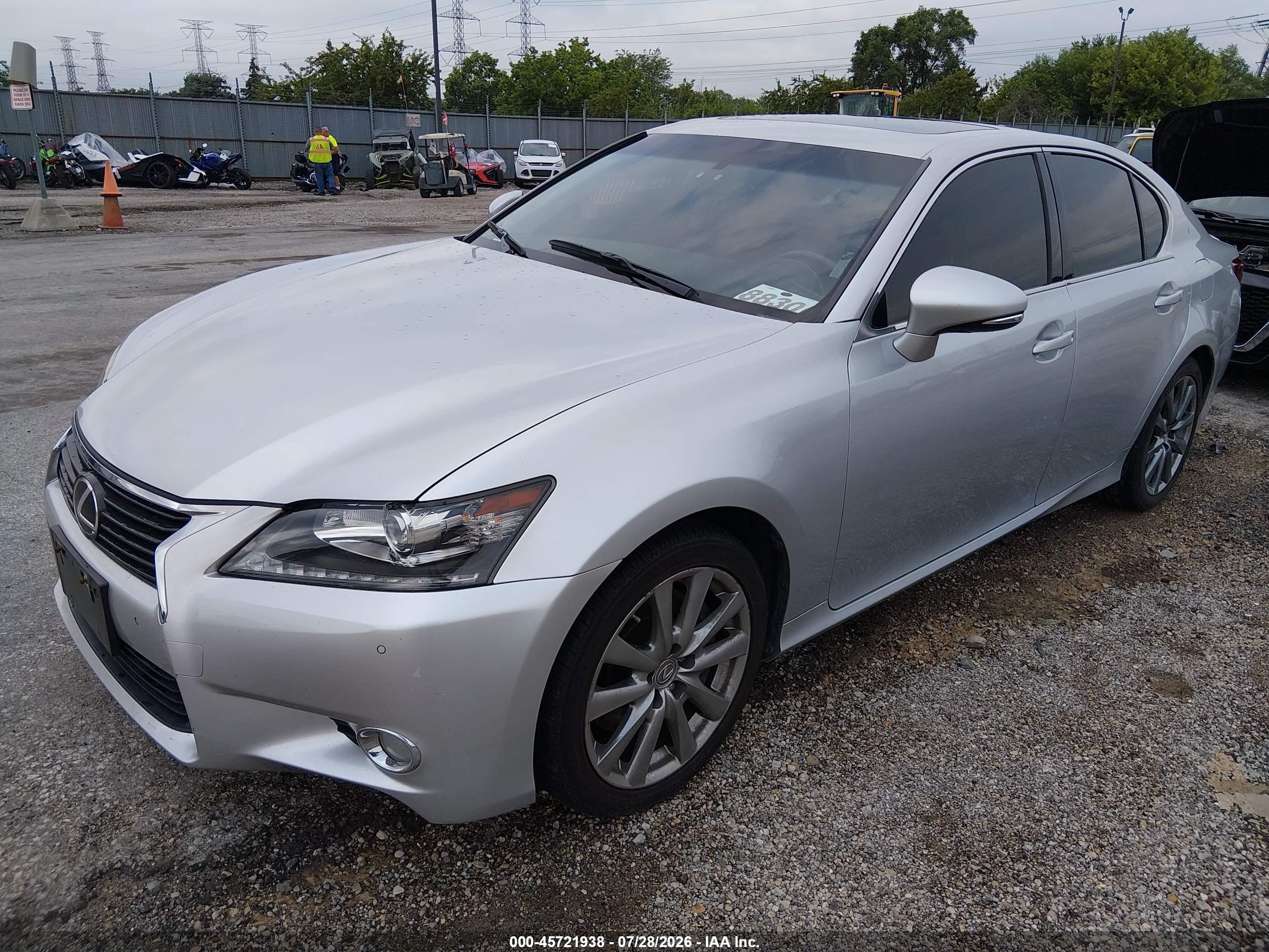 2015 Lexus Gs 350   Silver vin: JTHCE1BL0FA008340