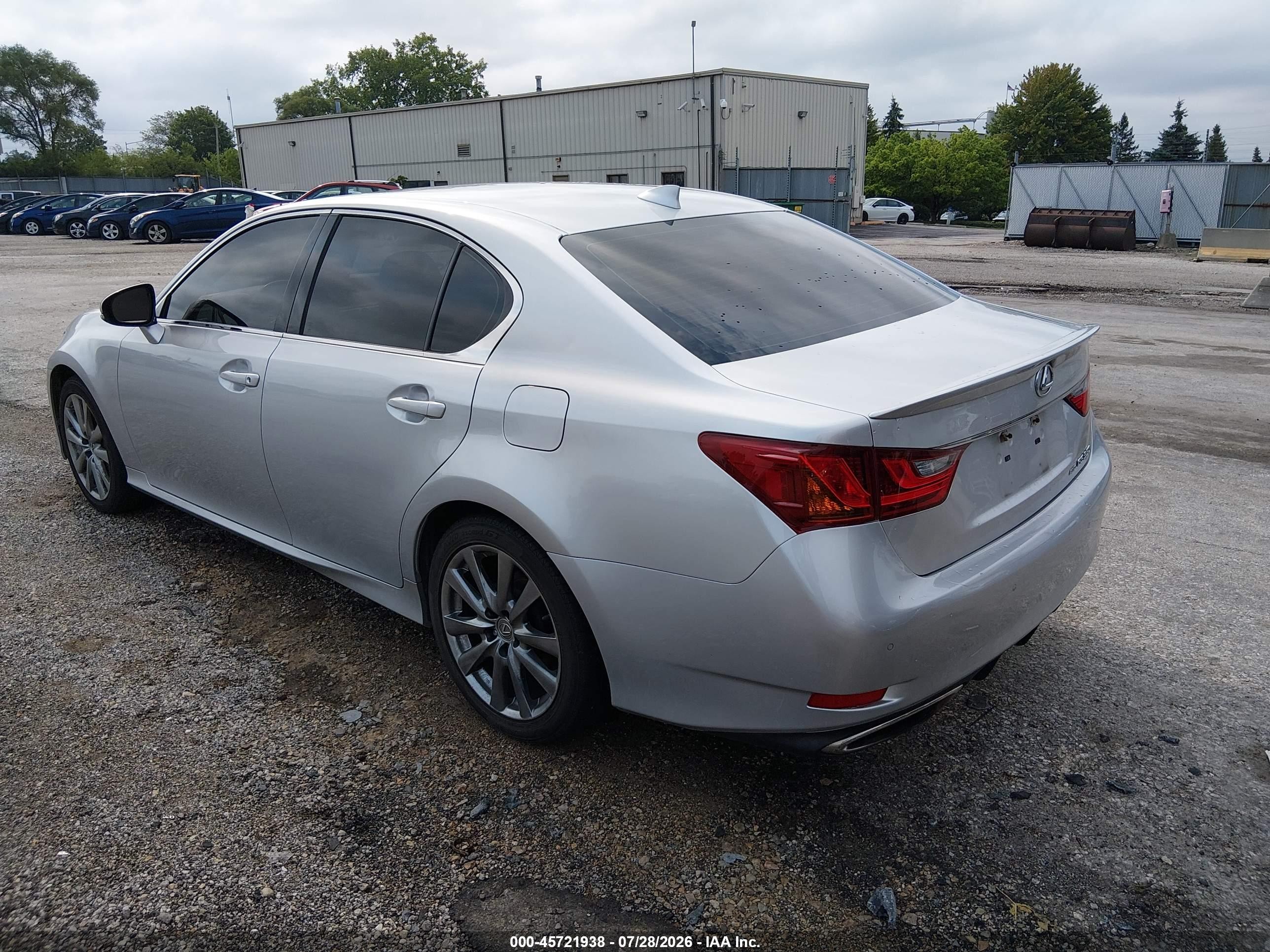 2015 Lexus Gs 350   Silver vin: JTHCE1BL0FA008340
