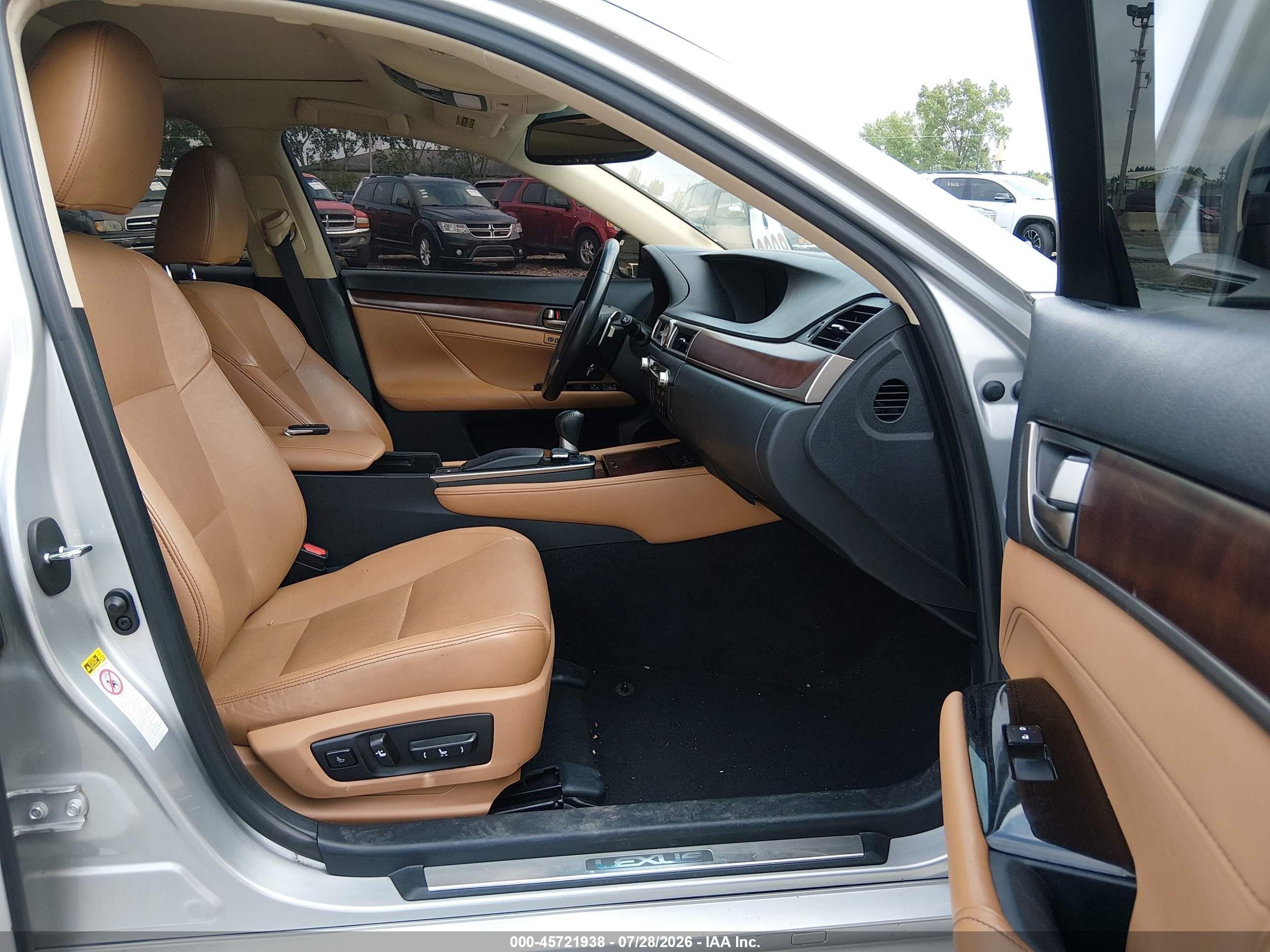 2015 Lexus Gs 350   Silver vin: JTHCE1BL0FA008340