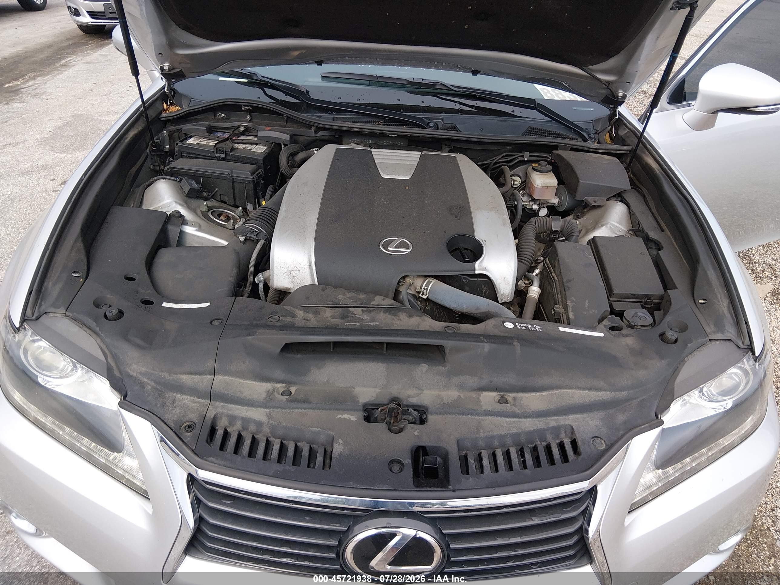 2015 Lexus Gs 350   Silver vin: JTHCE1BL0FA008340