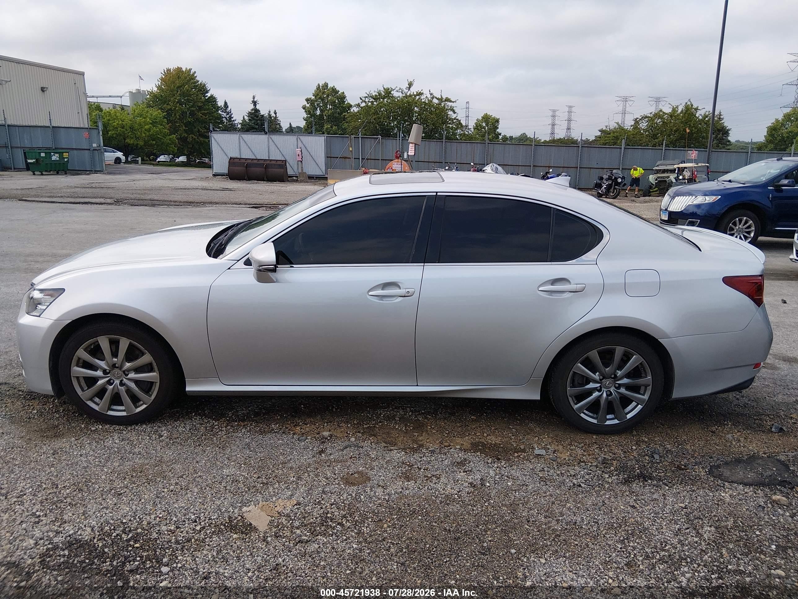 2015 Lexus Gs 350   Silver vin: JTHCE1BL0FA008340