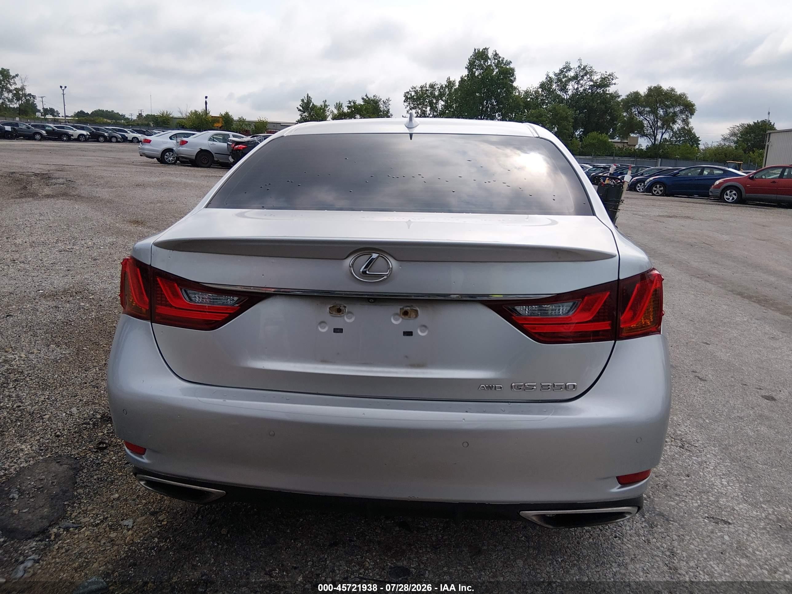 2015 Lexus Gs 350   Silver vin: JTHCE1BL0FA008340