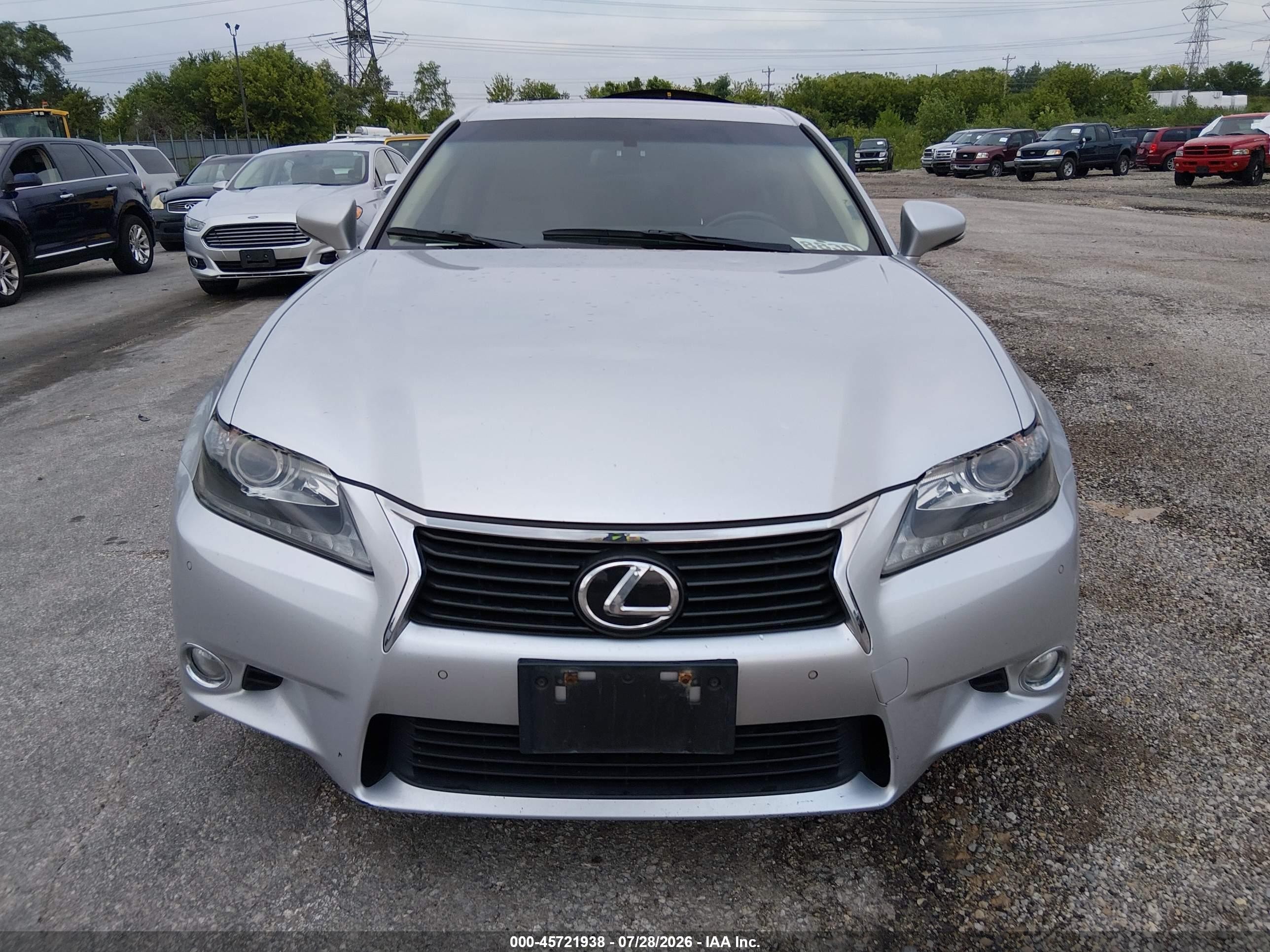 2015 Lexus Gs 350   Silver vin: JTHCE1BL0FA008340