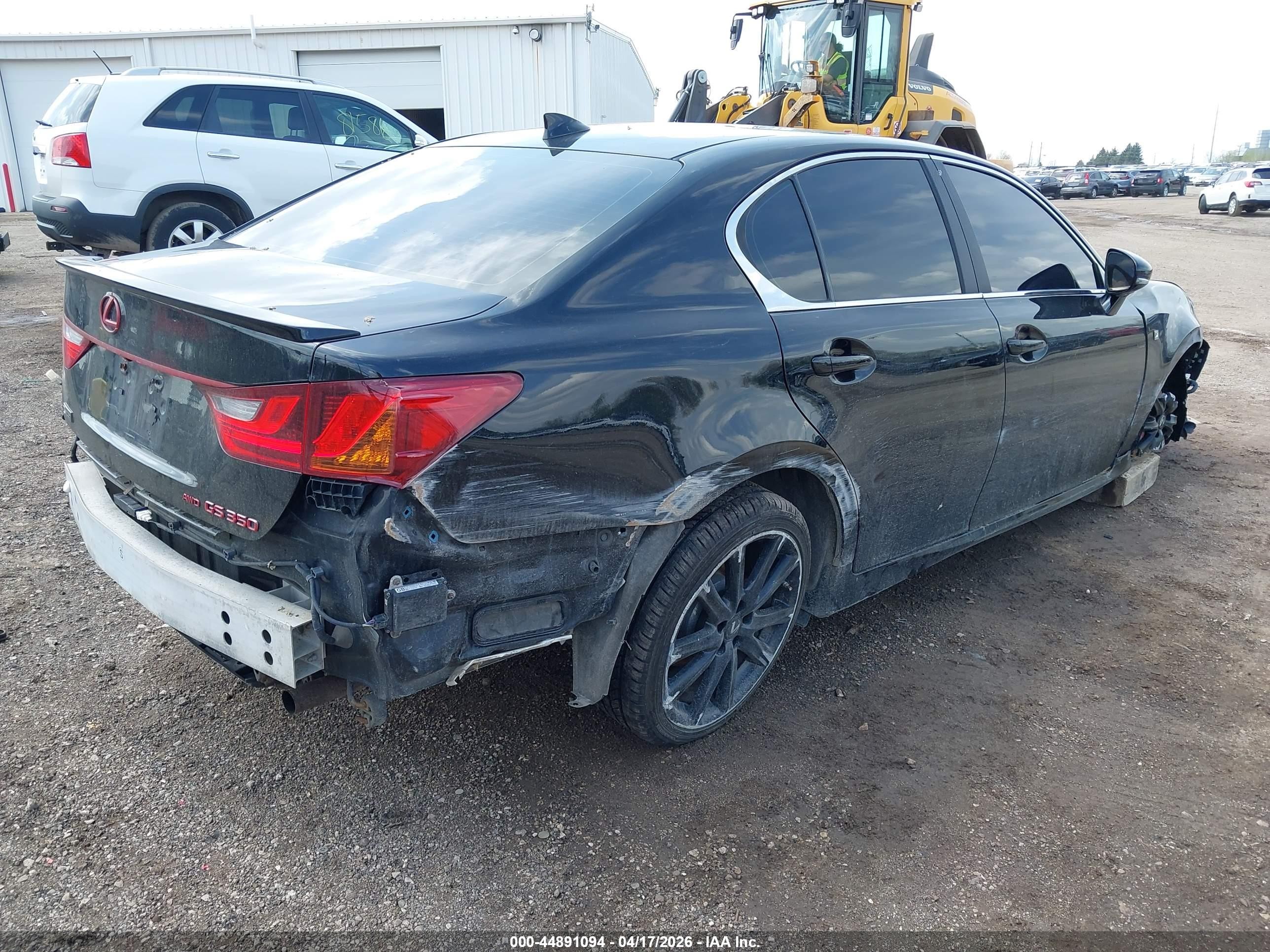 2015 Lexus Gs 350 Black vin: JTHCE1BL0FA009200
