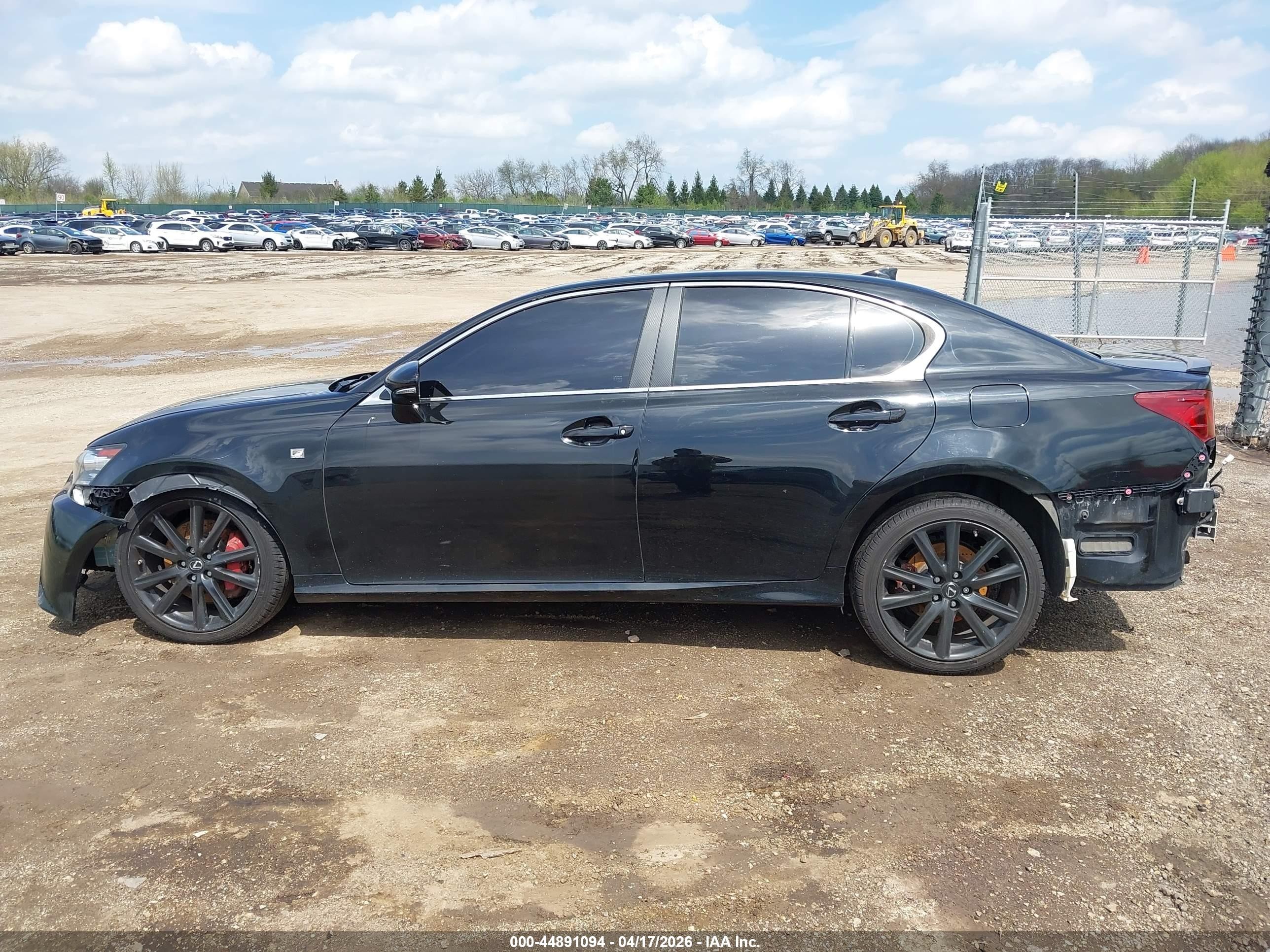 2015 Lexus Gs 350 Black vin: JTHCE1BL0FA009200