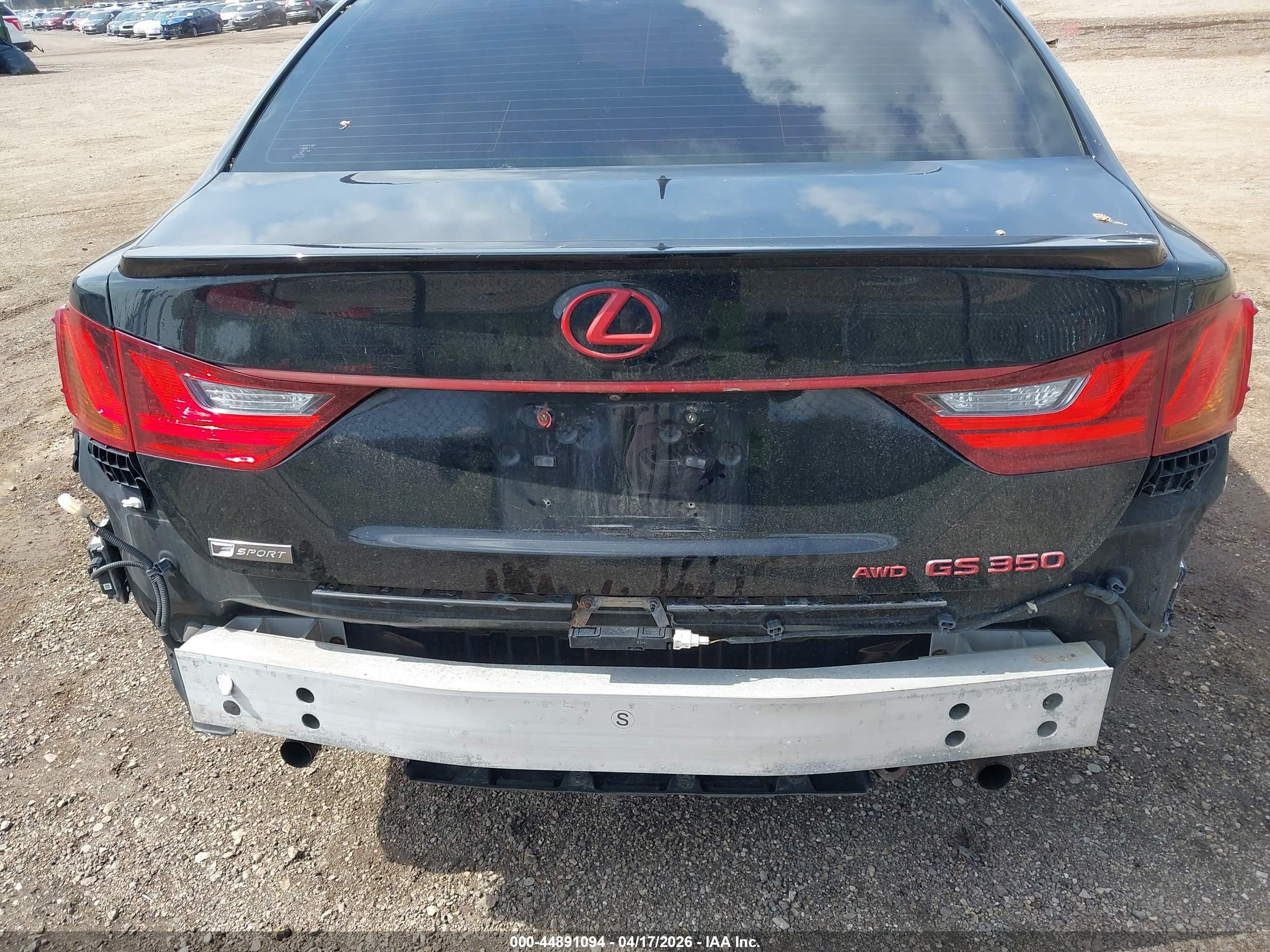 2015 Lexus Gs 350 Black vin: JTHCE1BL0FA009200