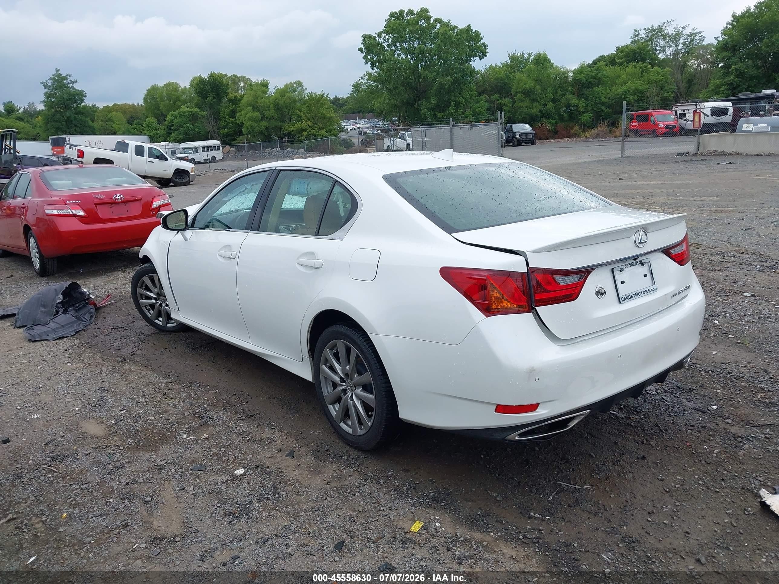 2015 Lexus Gs 350   Белый vin: JTHCE1BL0FA009715