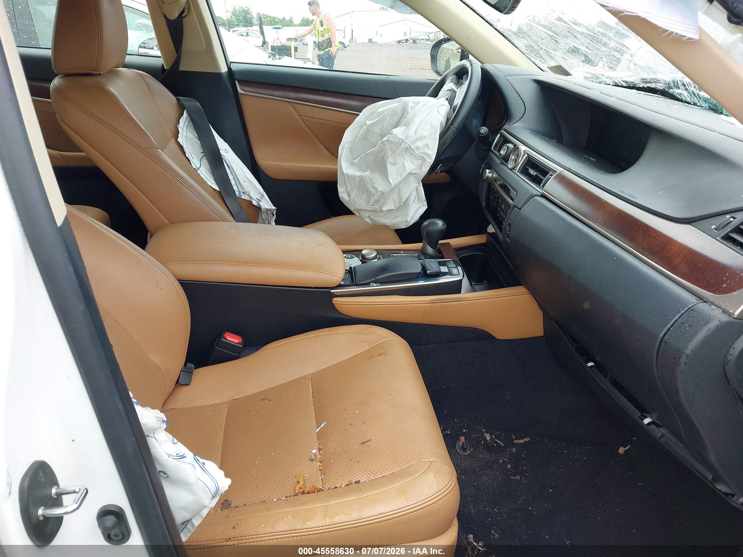 2015 Lexus Gs 350   Белый vin: JTHCE1BL0FA009715