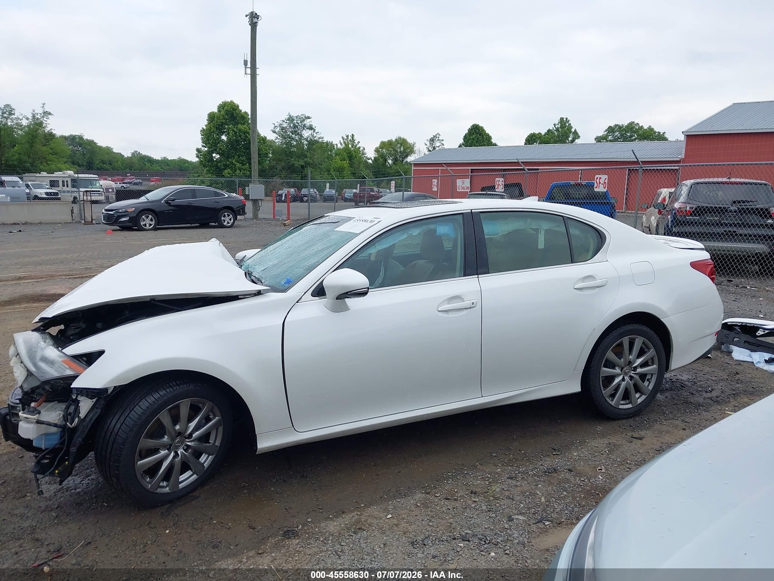 2015 Lexus Gs 350   Белый vin: JTHCE1BL0FA009715