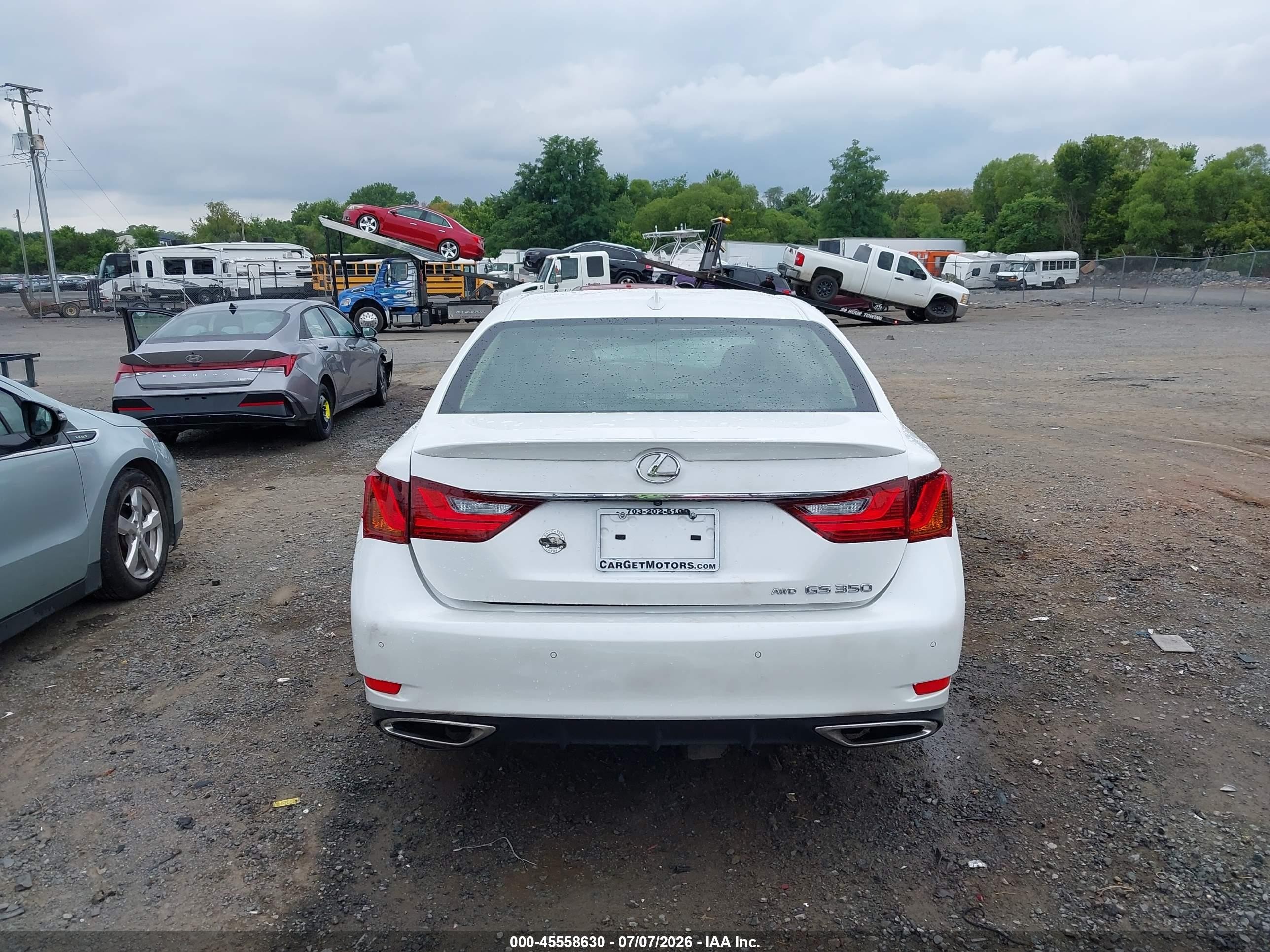 2015 Lexus Gs 350   Белый vin: JTHCE1BL0FA009715