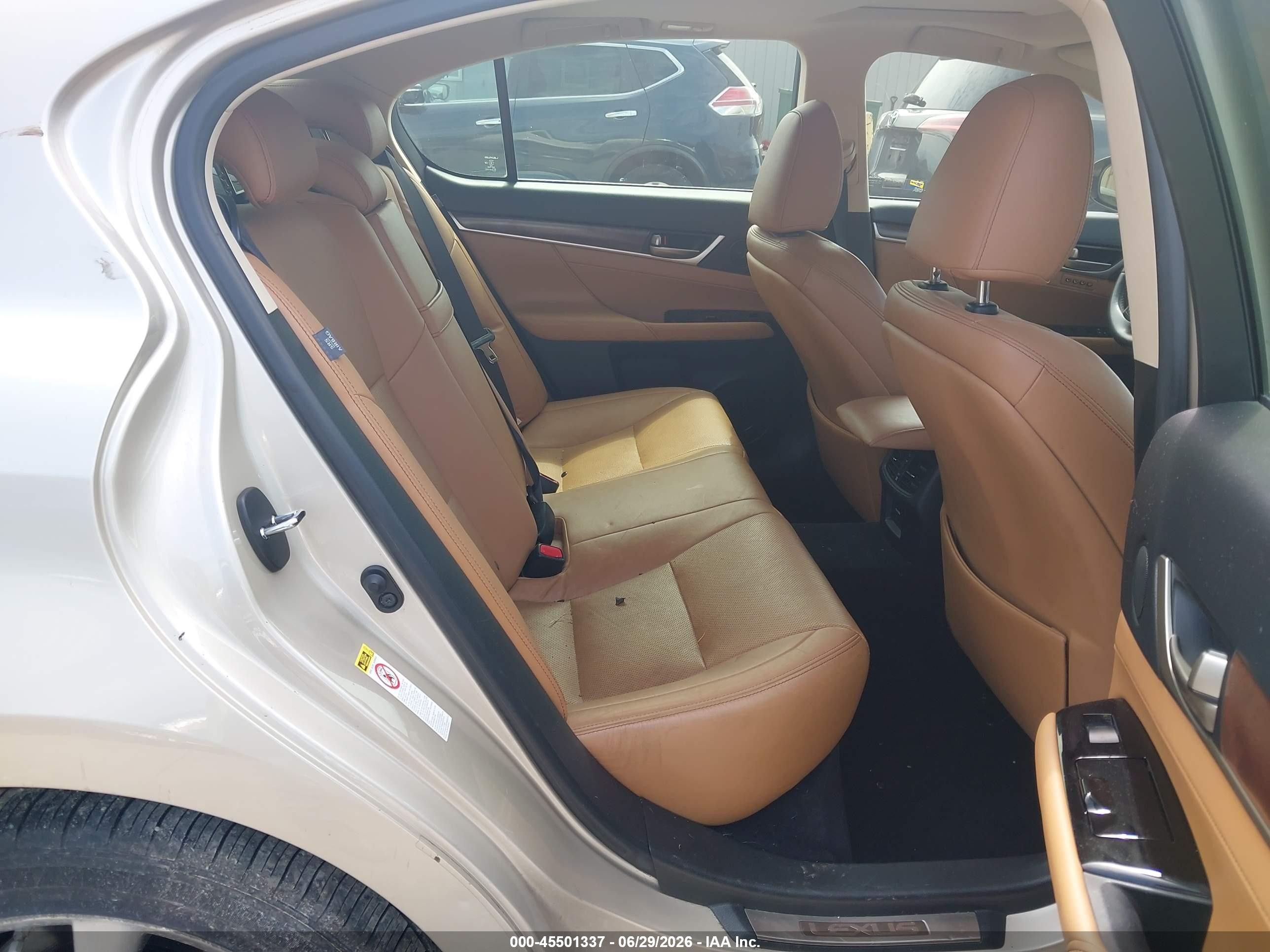 2013 Lexus Gs 350   Gold vin: JTHCE1BL1D5001807