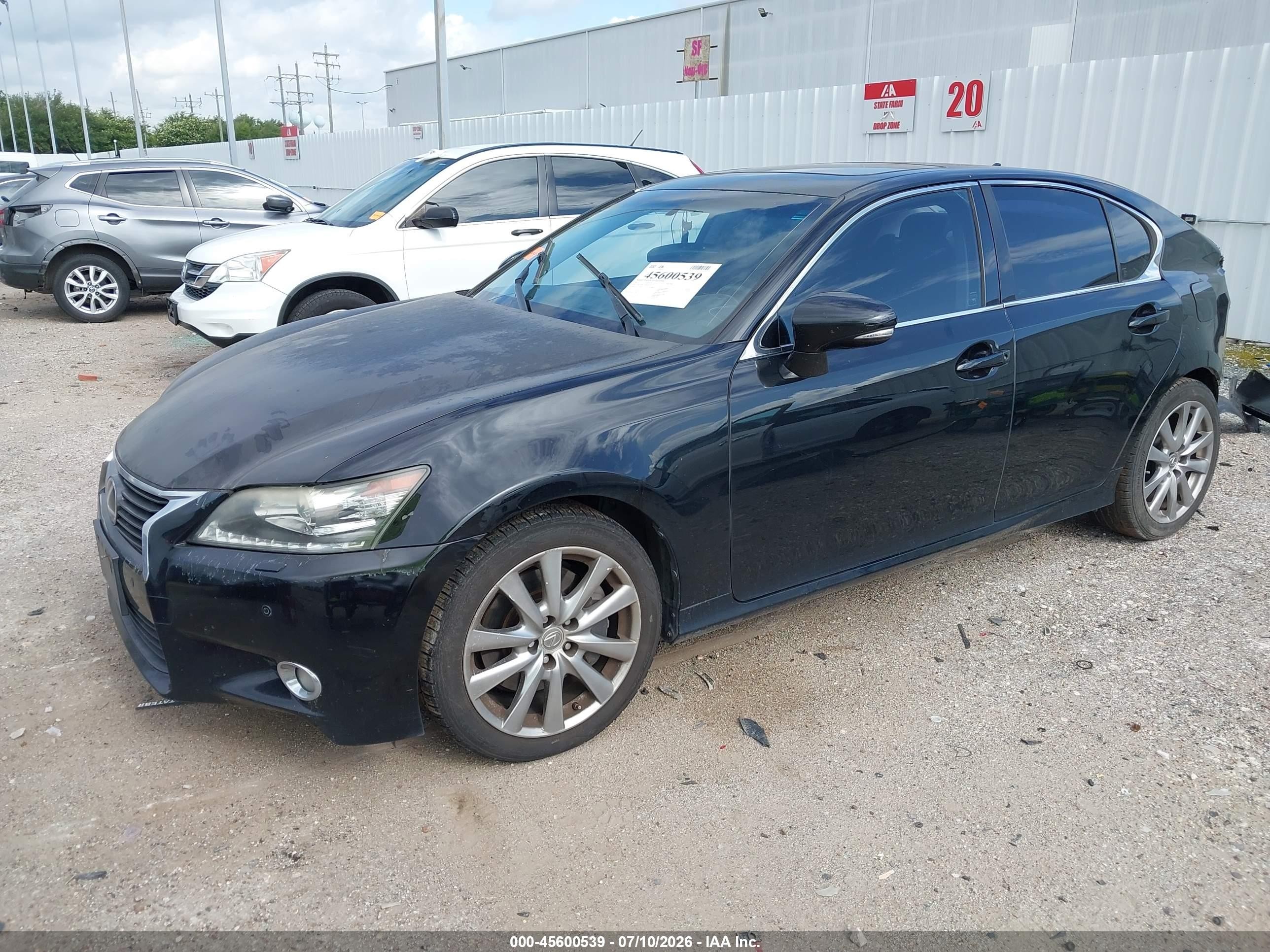 2013 Lexus Gs 350   Black vin: JTHCE1BL1D5007011