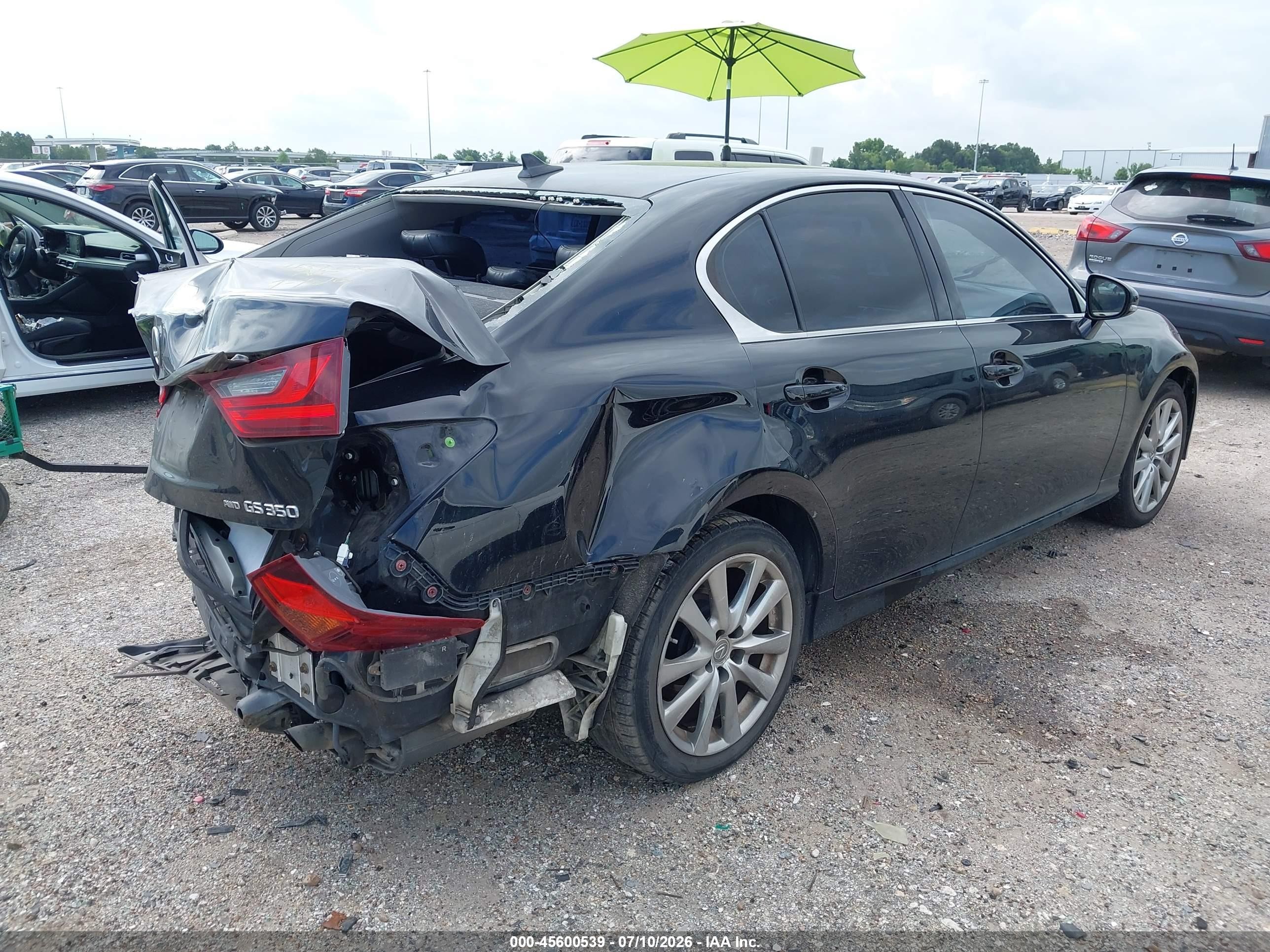 2013 Lexus Gs 350   Black vin: JTHCE1BL1D5007011