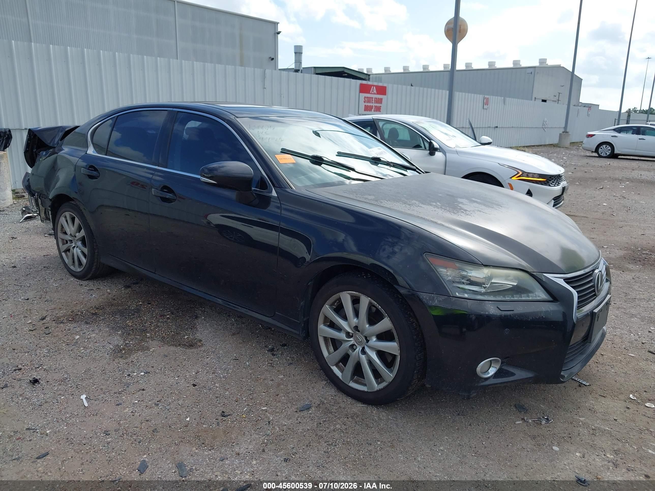 2013 Lexus Gs 350   Black vin: JTHCE1BL1D5007011