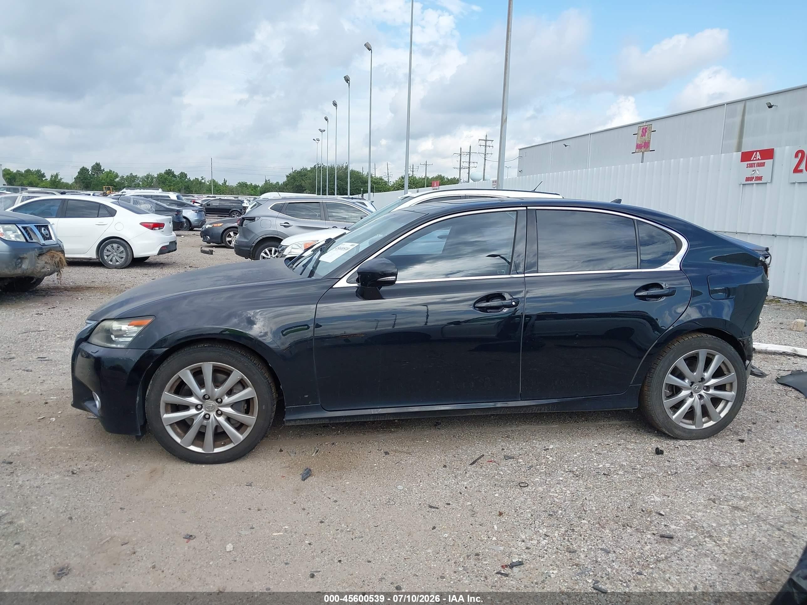 2013 Lexus Gs 350   Black vin: JTHCE1BL1D5007011