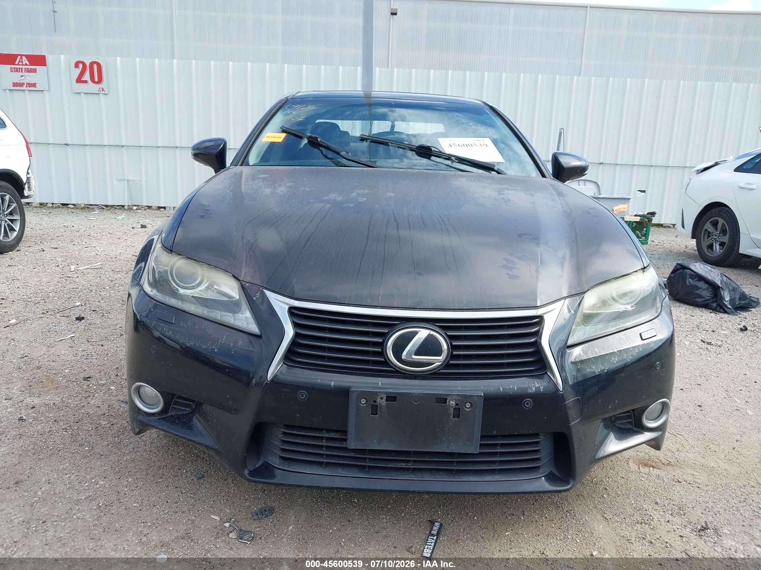 2013 Lexus Gs 350   Black vin: JTHCE1BL1D5007011