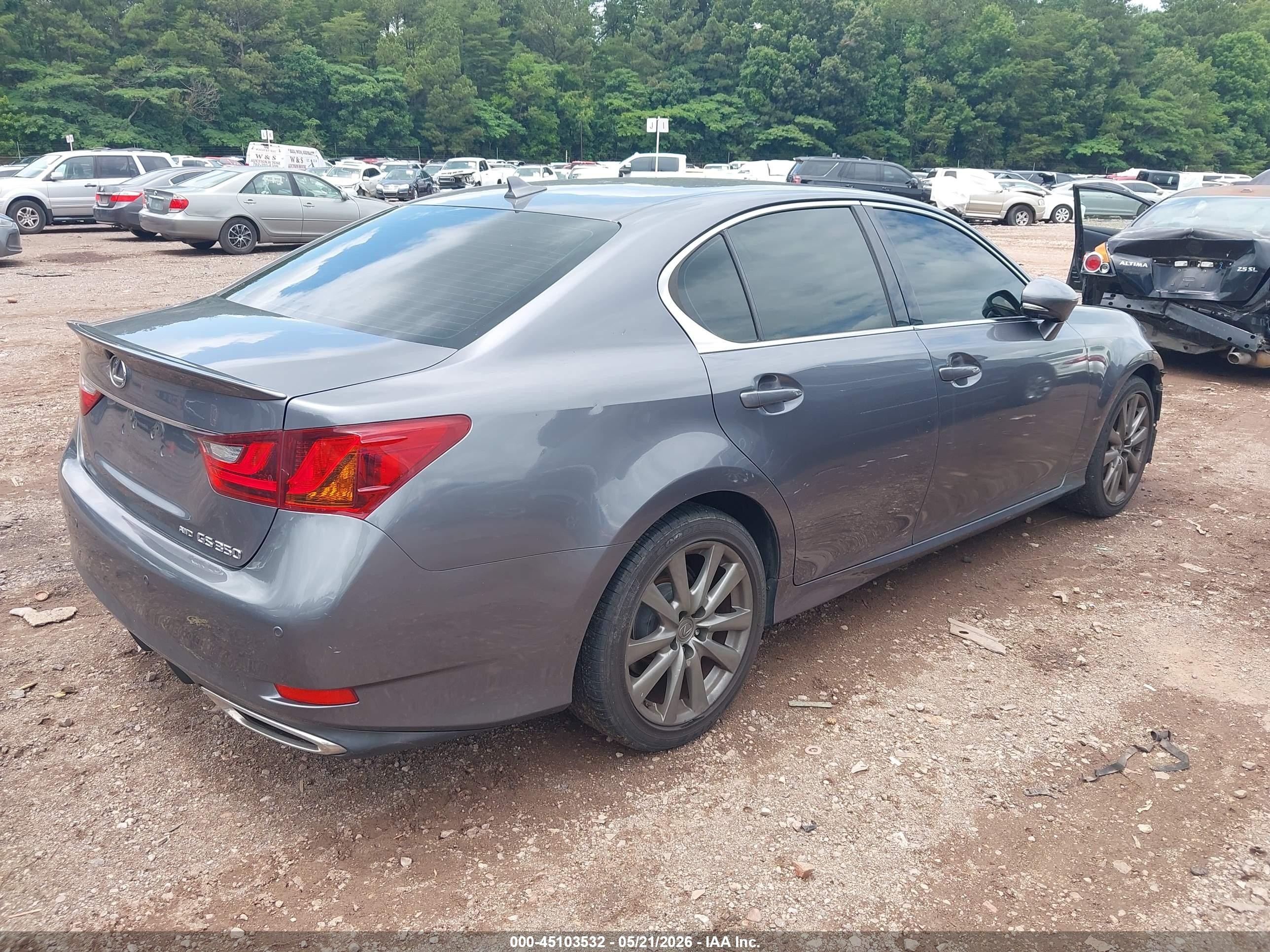2013 Lexus Gs 350 Gray vin: JTHCE1BL1D5007199
