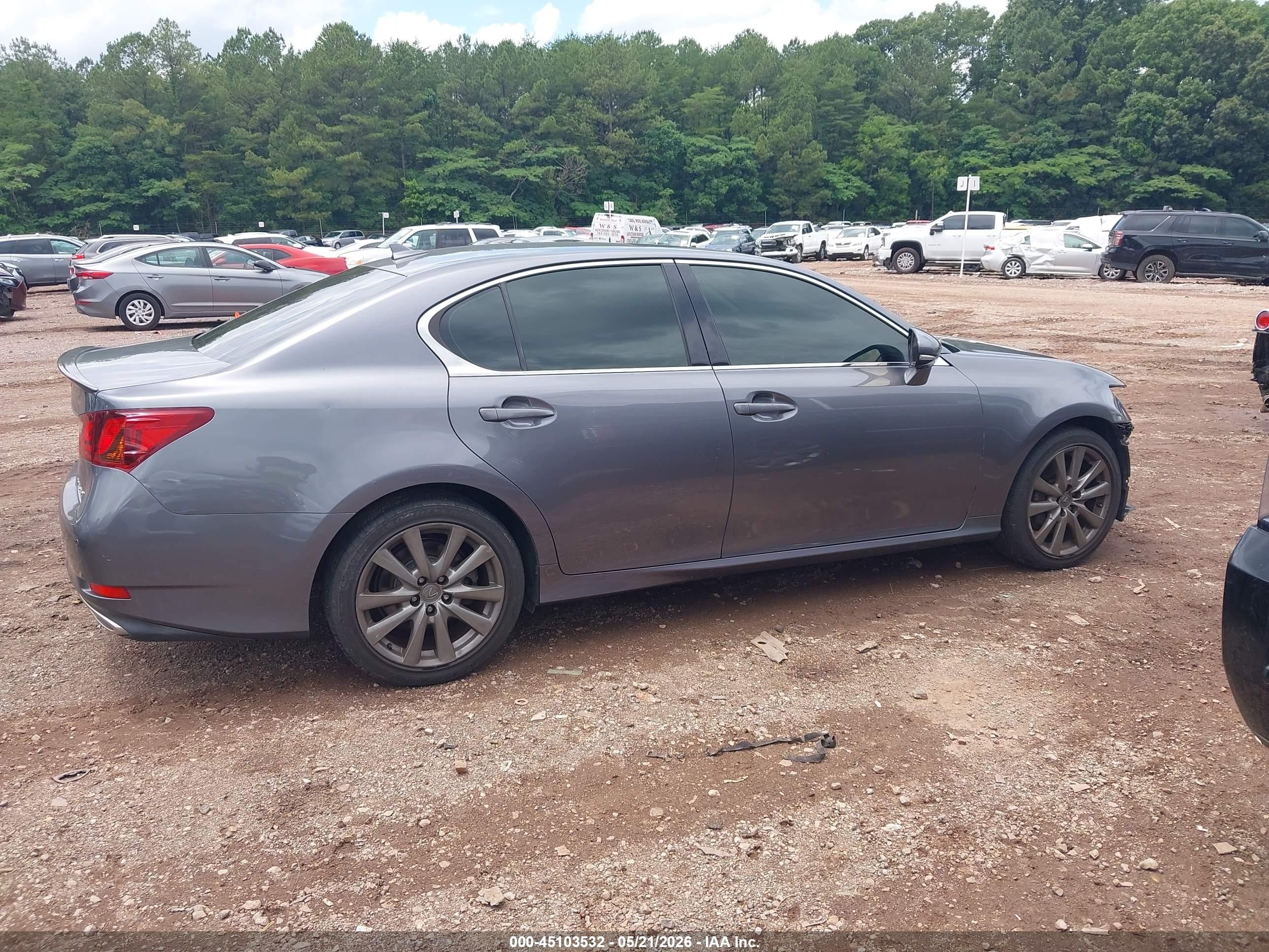 2013 Lexus Gs 350 Gray vin: JTHCE1BL1D5007199