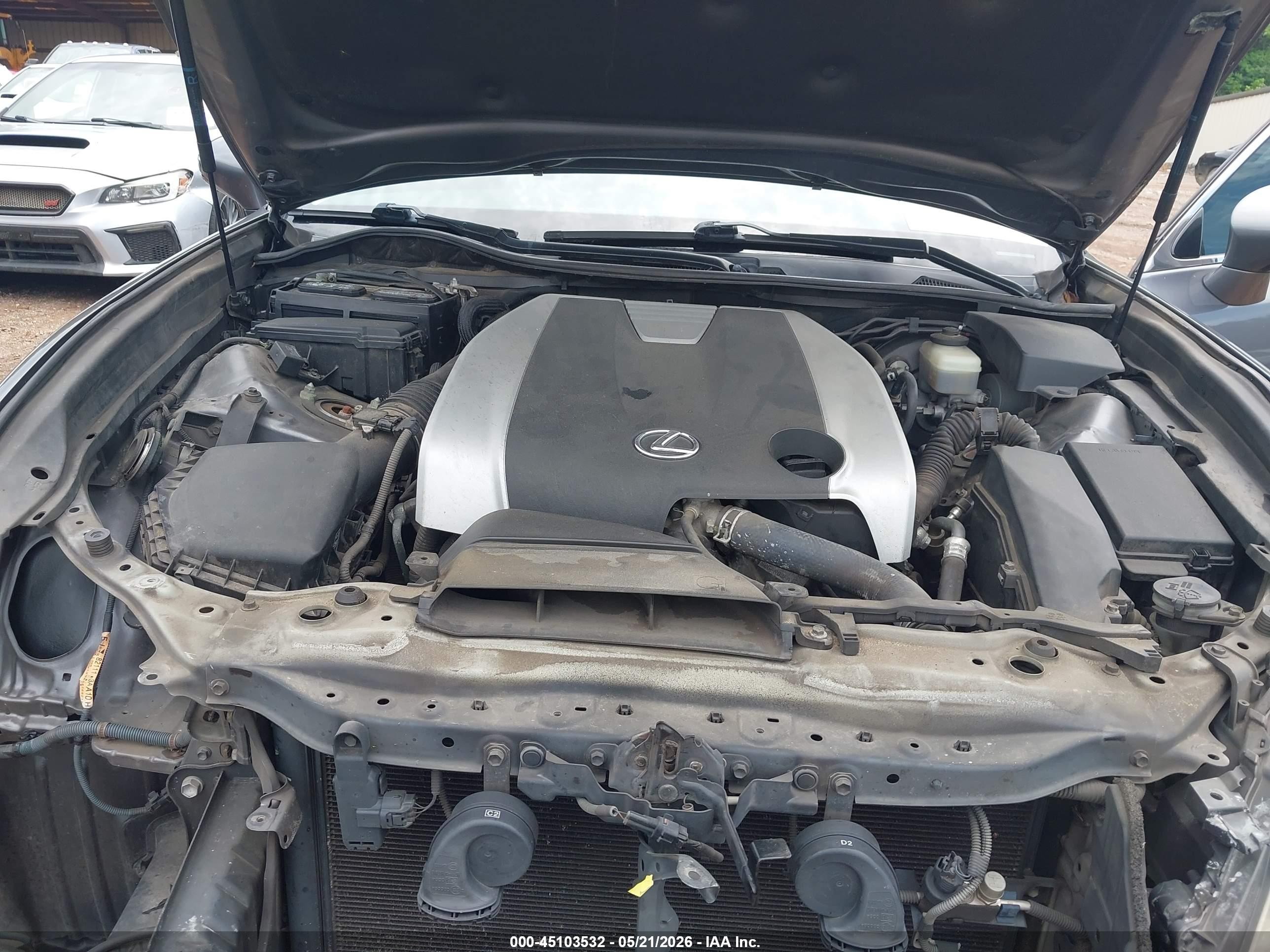 2013 Lexus Gs 350 Gray vin: JTHCE1BL1D5007199