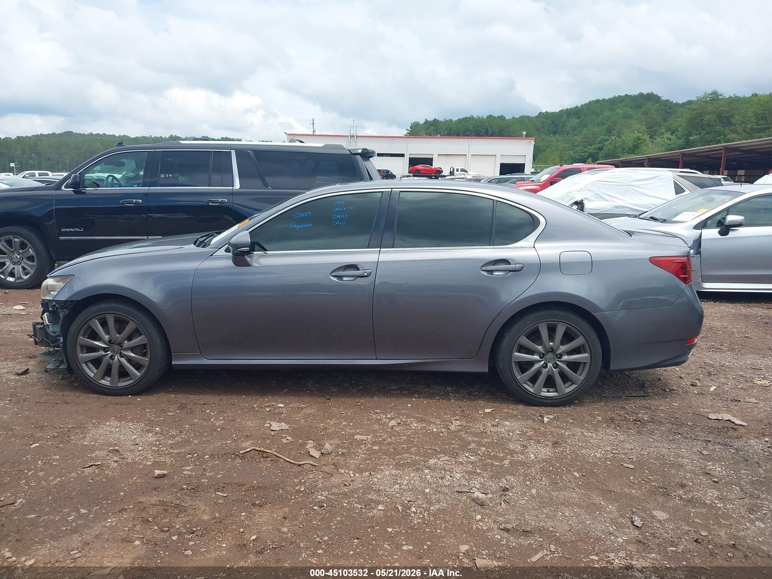2013 Lexus Gs 350 Gray vin: JTHCE1BL1D5007199