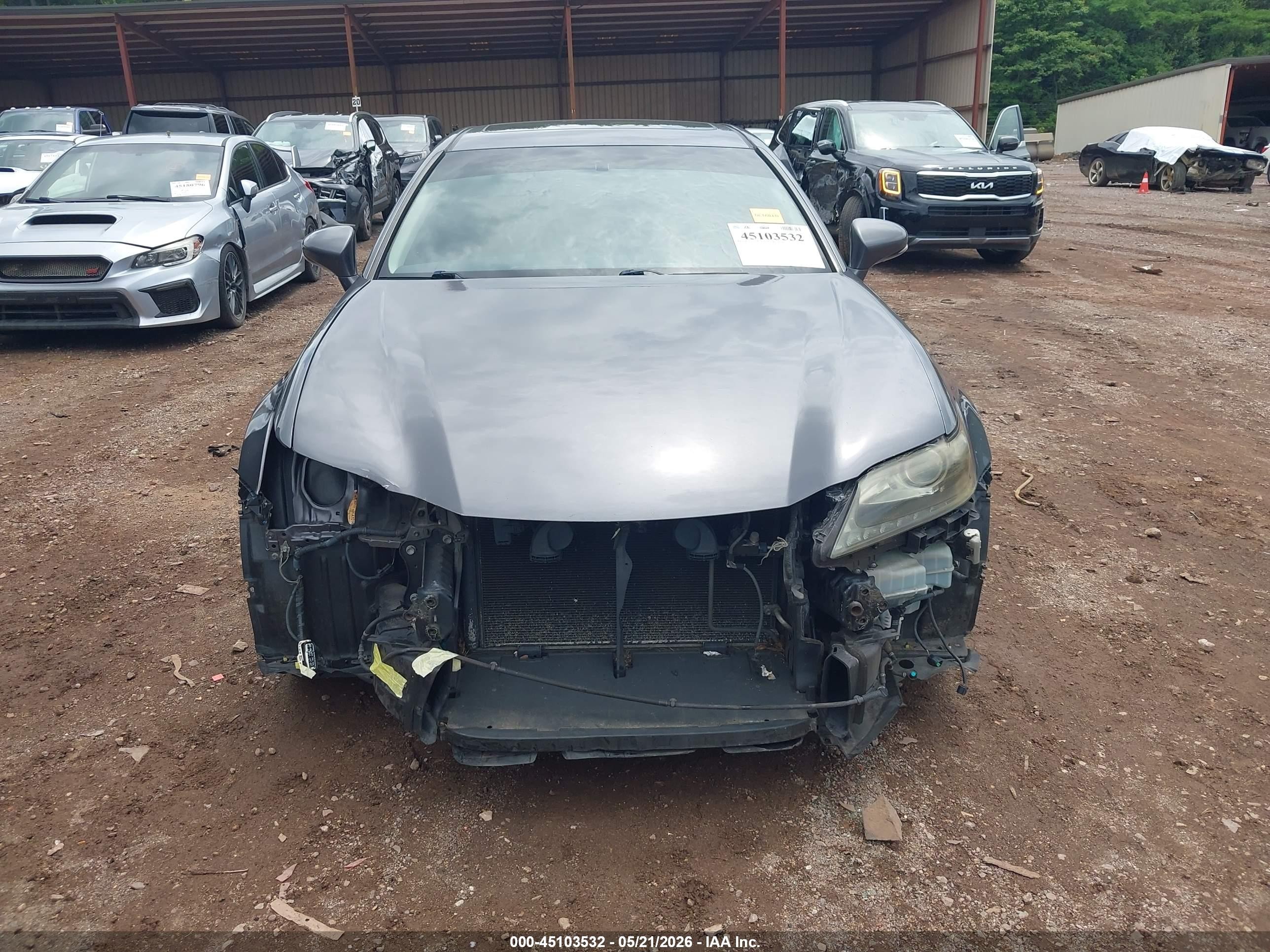 2013 Lexus Gs 350 Gray vin: JTHCE1BL1D5007199